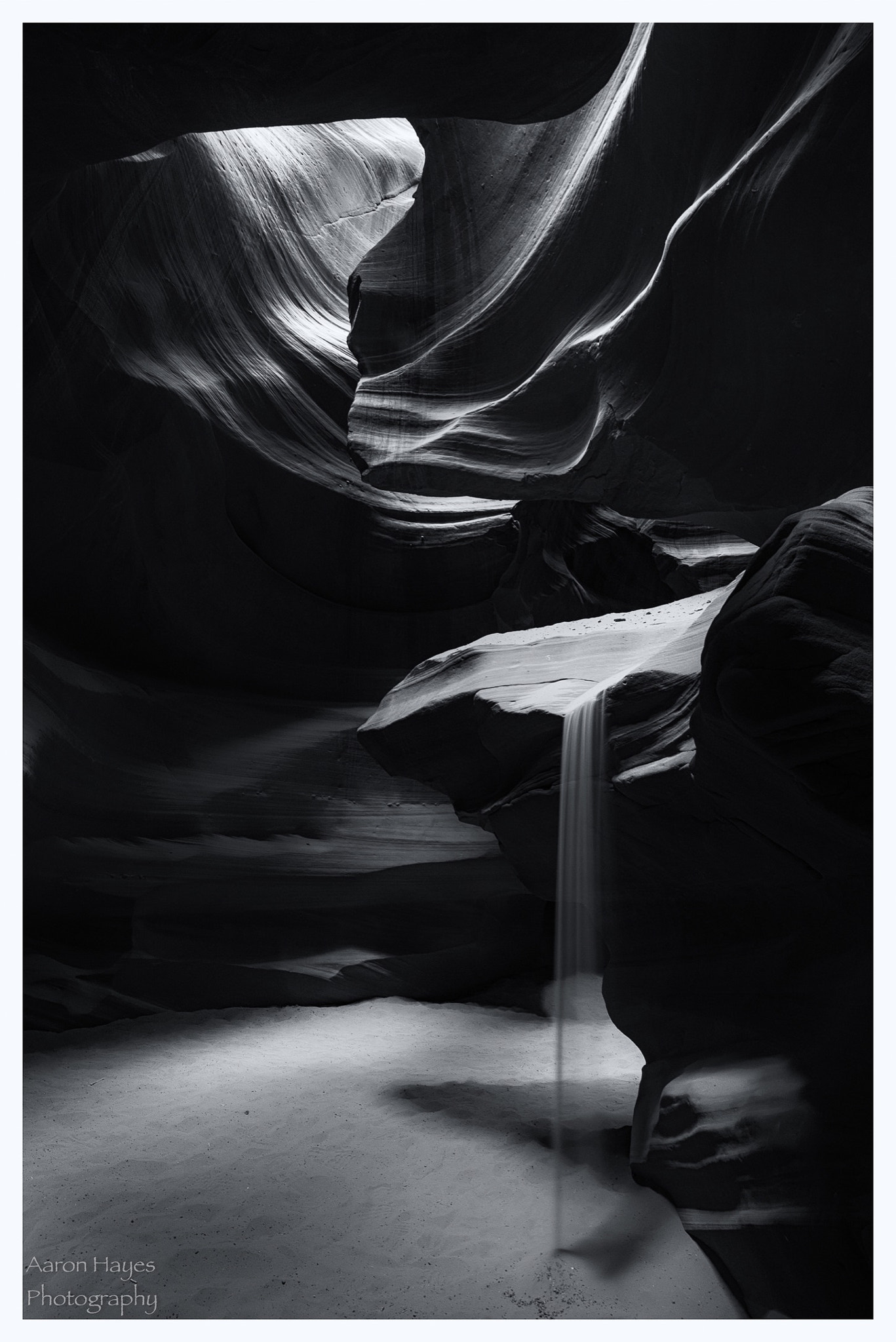 Nikon D610 + Tamron SP 15-30mm F2.8 Di VC USD sample photo. Antelope canyon in black and white photography