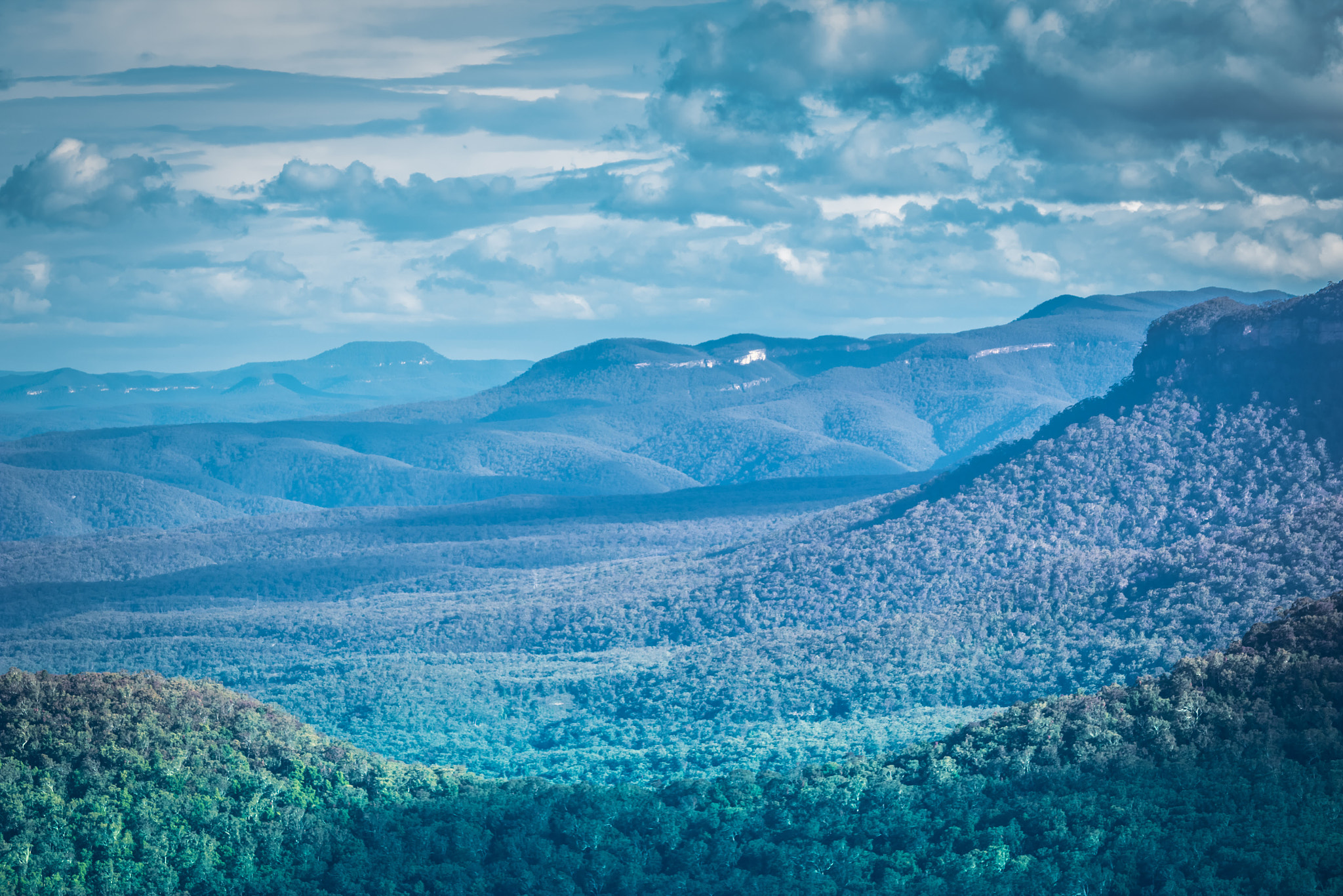 Canon EF-S 55-250mm F4-5.6 IS sample photo. Blue mountains photography