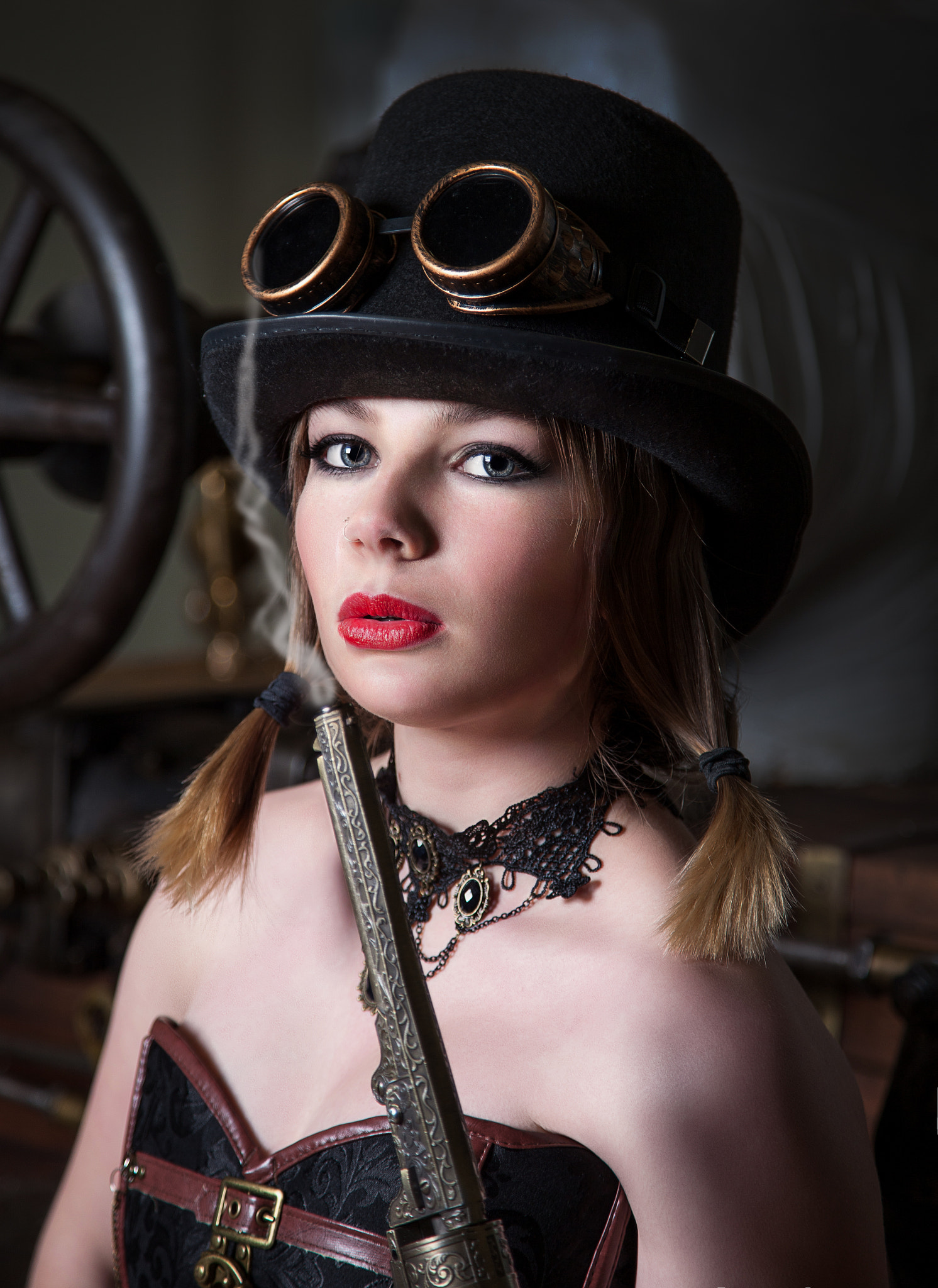 Canon EOS-1Ds Mark III sample photo. India-rose, steampunk photography