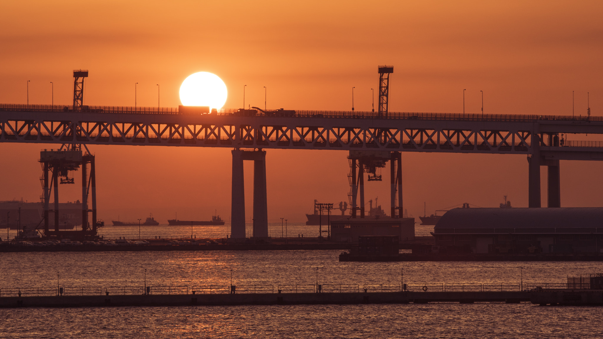 Sony ILCA-77M2 sample photo. Sunrise in yokohama photography