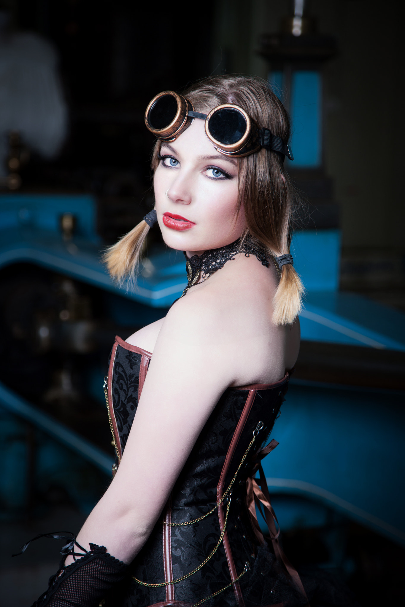 Canon EOS-1Ds Mark III + Canon EF 24-105mm F4L IS USM sample photo. India-rose, steampunk photography
