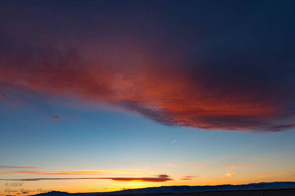 Canon EOS 7D + Sigma 18-250mm F3.5-6.3 DC OS HSM sample photo. Wyoming skies at sunset photography