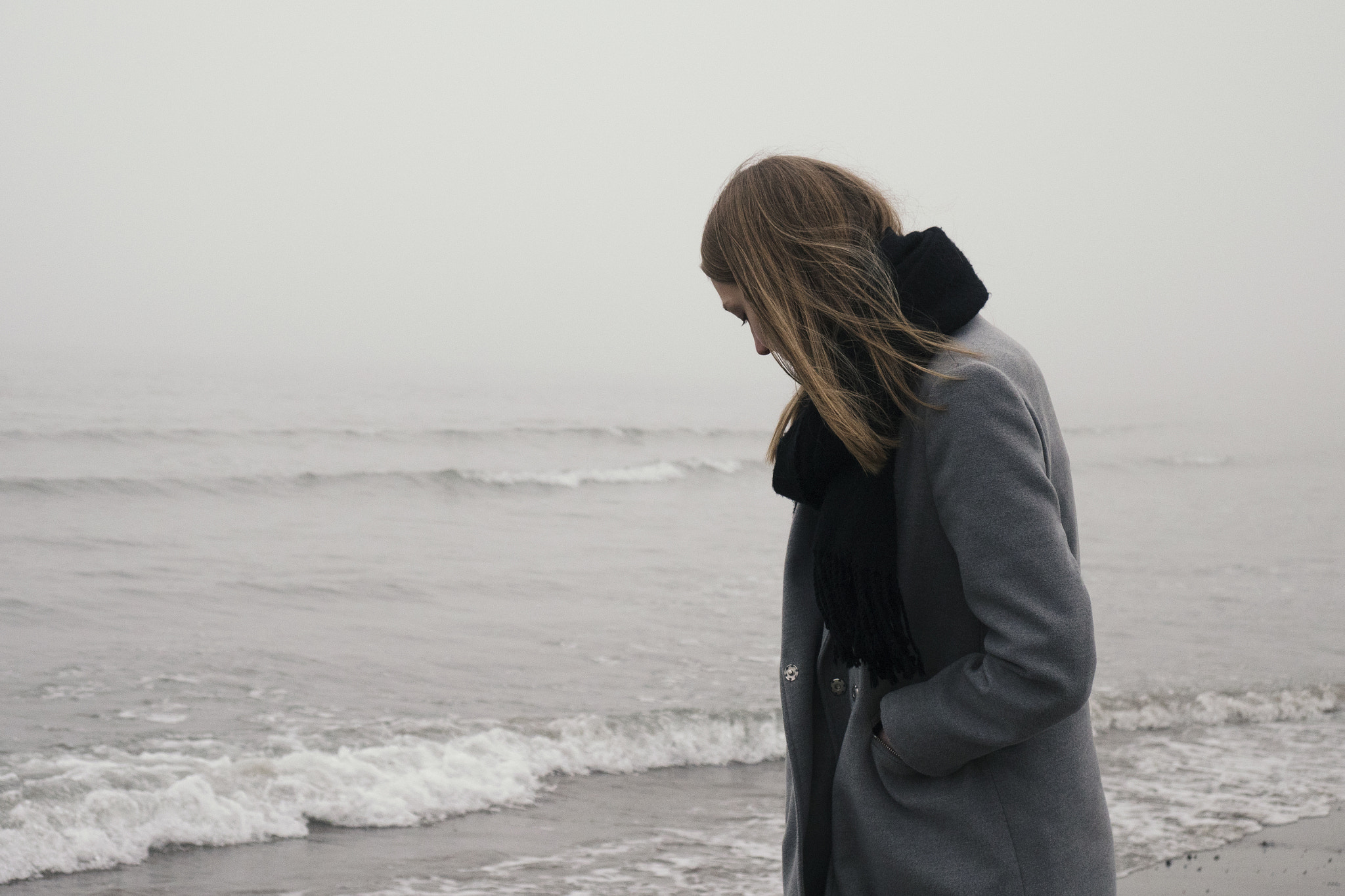 Panasonic Lumix DMC-GX8 sample photo. By the sea, in the fog photography
