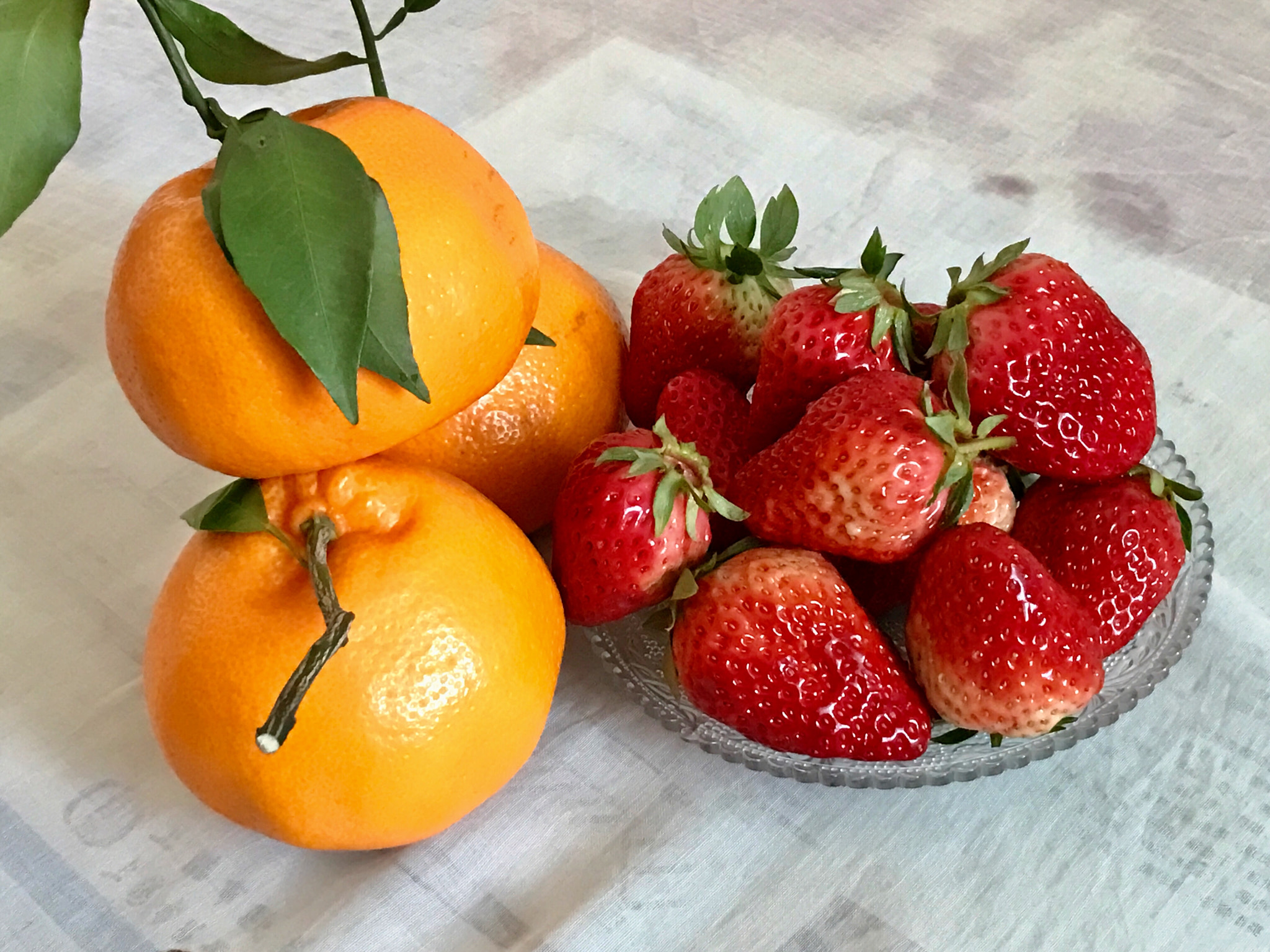 Apple iPhone9,1 sample photo. Citrus and strawberry 草莓和耙耙柑 photography