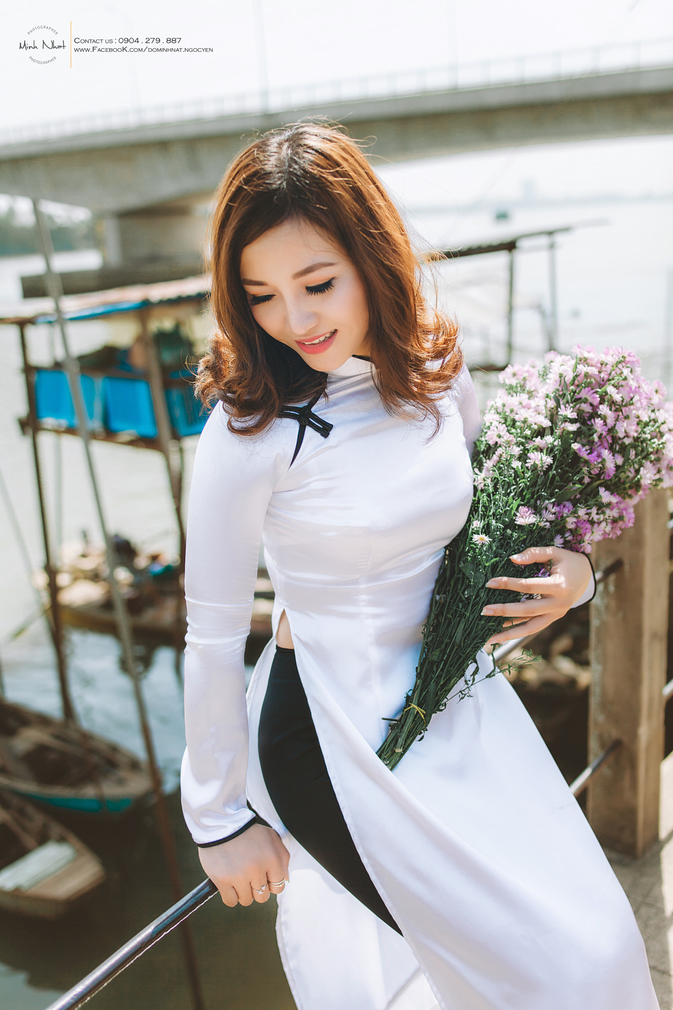 Canon EOS 5D Mark II + Tamron SP 35mm F1.8 Di VC USD sample photo. Ao dai hoai thuong photography