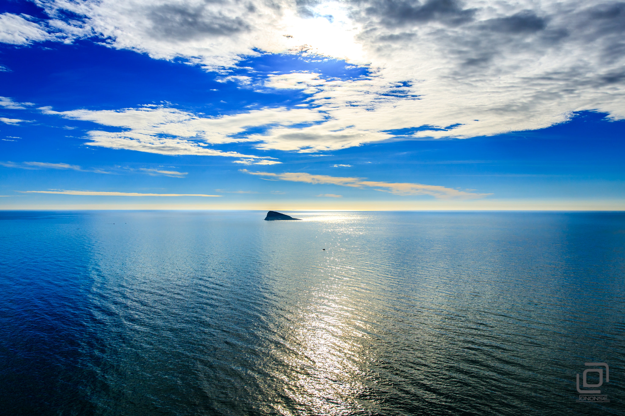 Sigma 24-35mm F2 DG HSM Art sample photo. Benidorm in blue photography