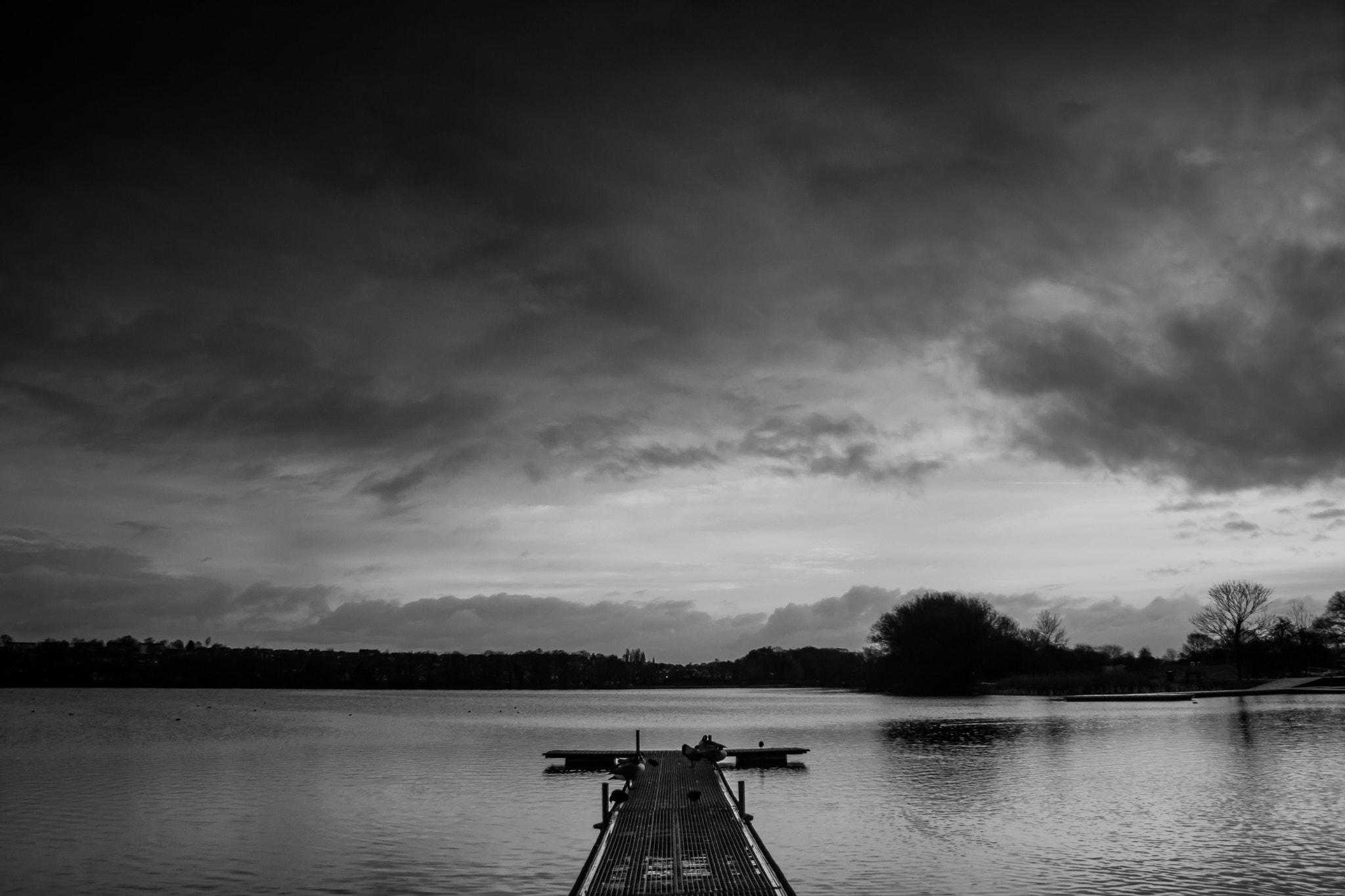 Canon EOS 50D sample photo. Moody skies over king's mill reservoir  photography