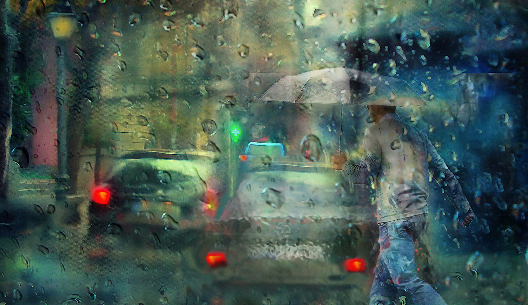 Nikon COOLPIX L11 sample photo. Raindrops keep falling on my car photography