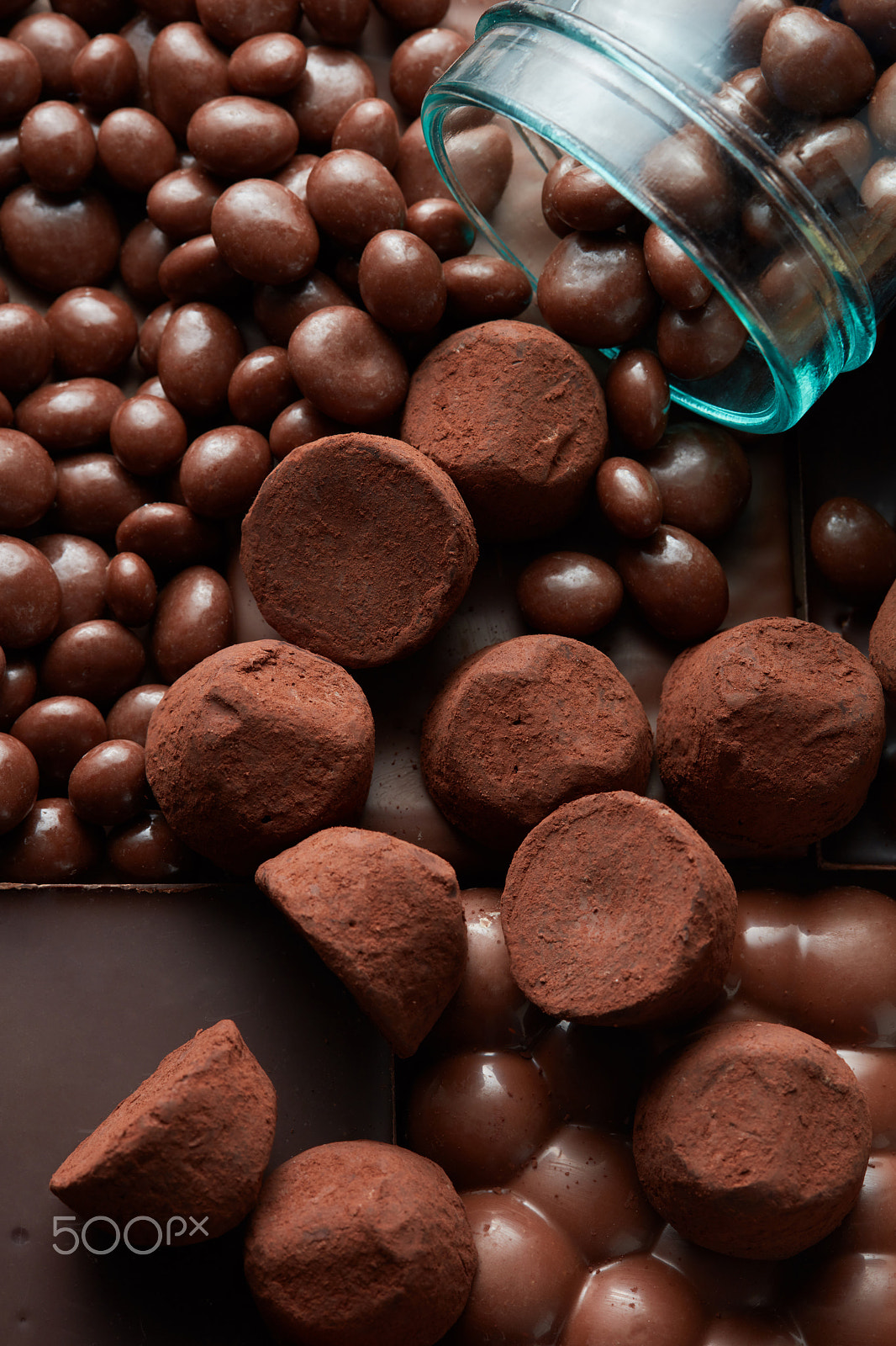 Canon EOS 5DS R + Canon EF 100mm F2.8 Macro USM sample photo. Assorted chocolate truffles photography
