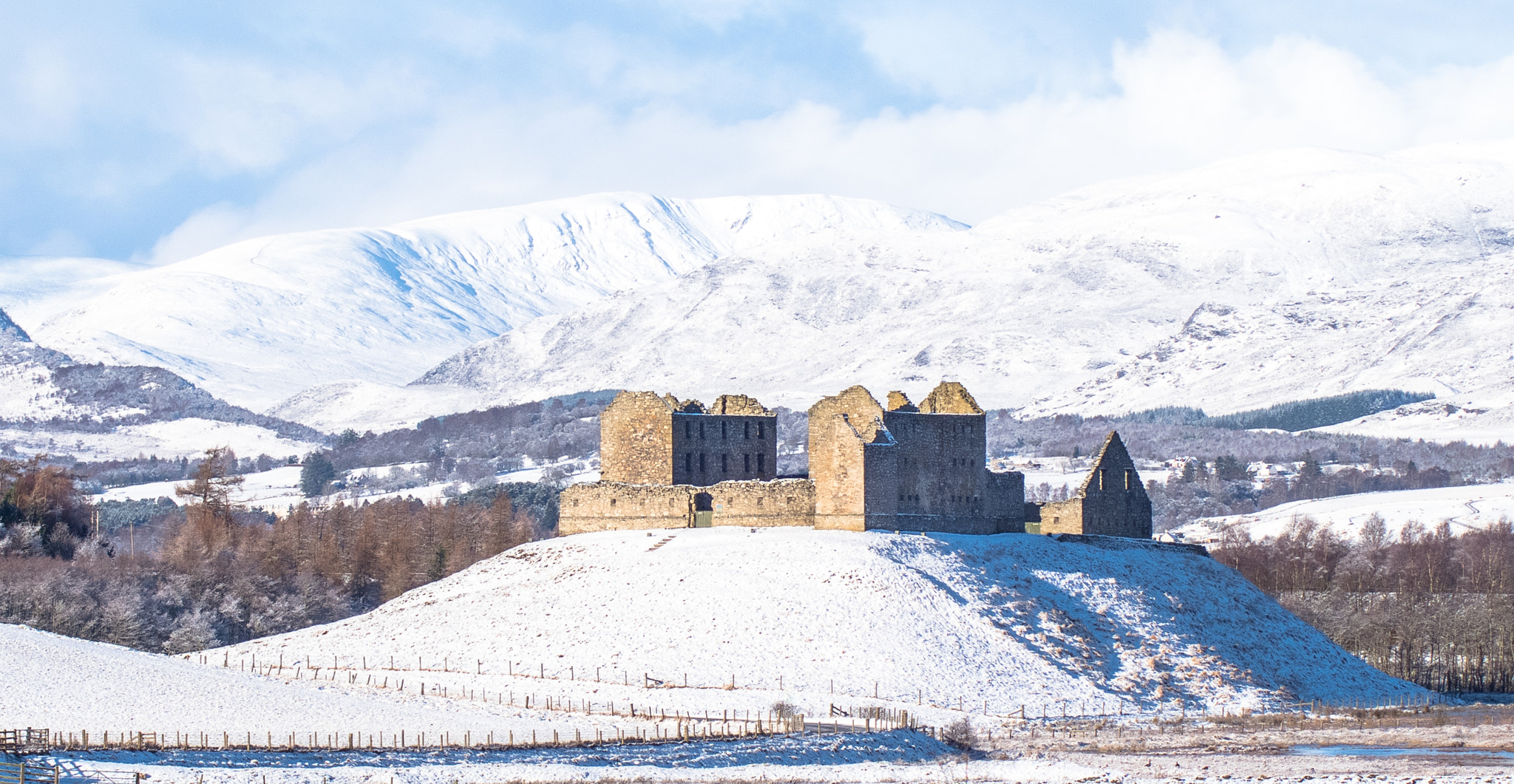 Pentax K-1 sample photo. Ruthven barracks photography