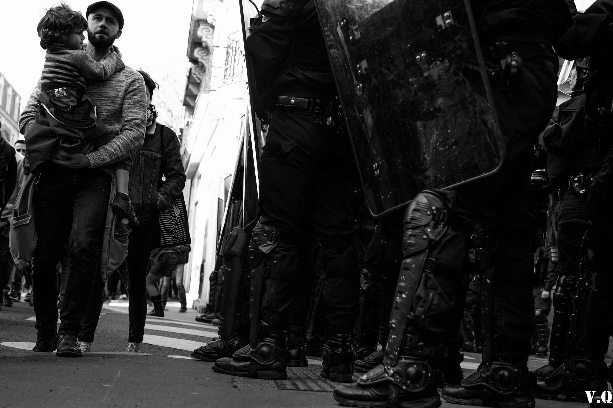 Olympus OM-D E-M5 sample photo. Manifestation contre le fn, 25/02/17 nantes photography