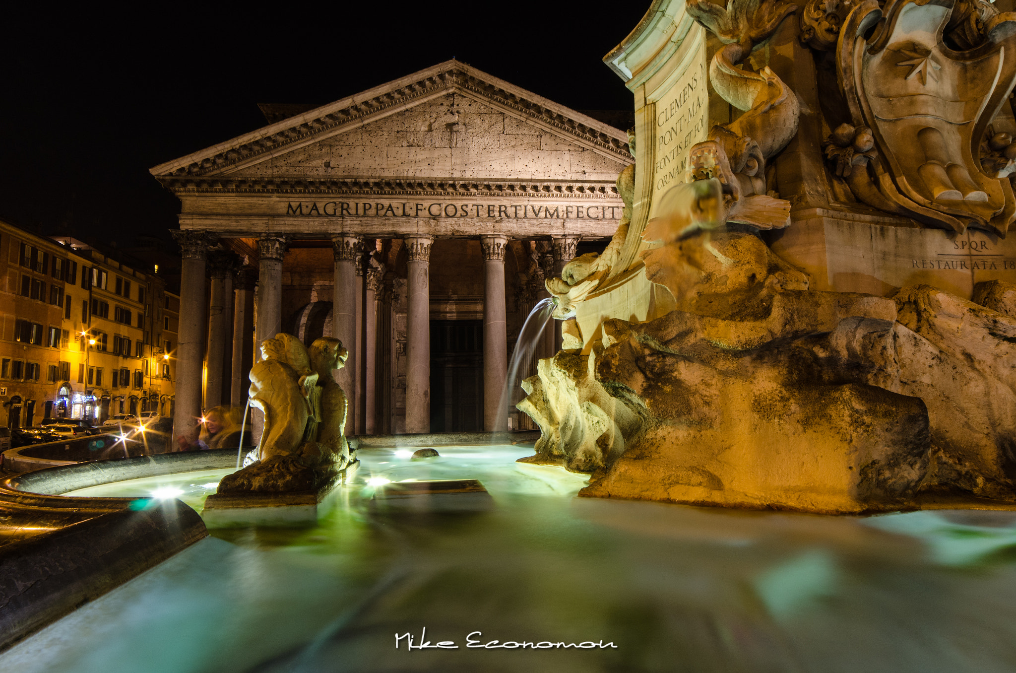 Samyang 14mm F2.8 ED AS IF UMC sample photo. The rome pantheon photography