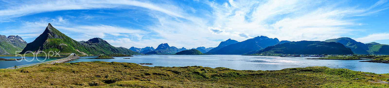 Sony a7R II sample photo. Lofoten archipelago panorama photography