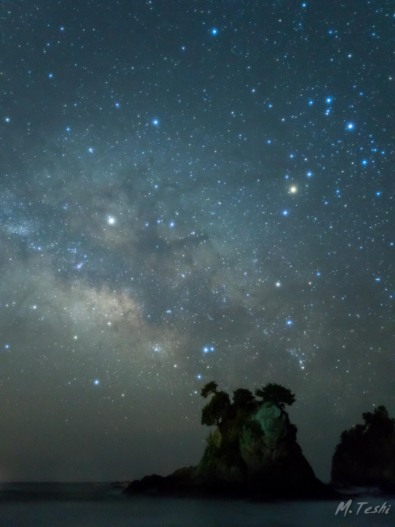 Olympus PEN-F + LUMIX G 20/F1.7 II sample photo. Glittering starry sky photography