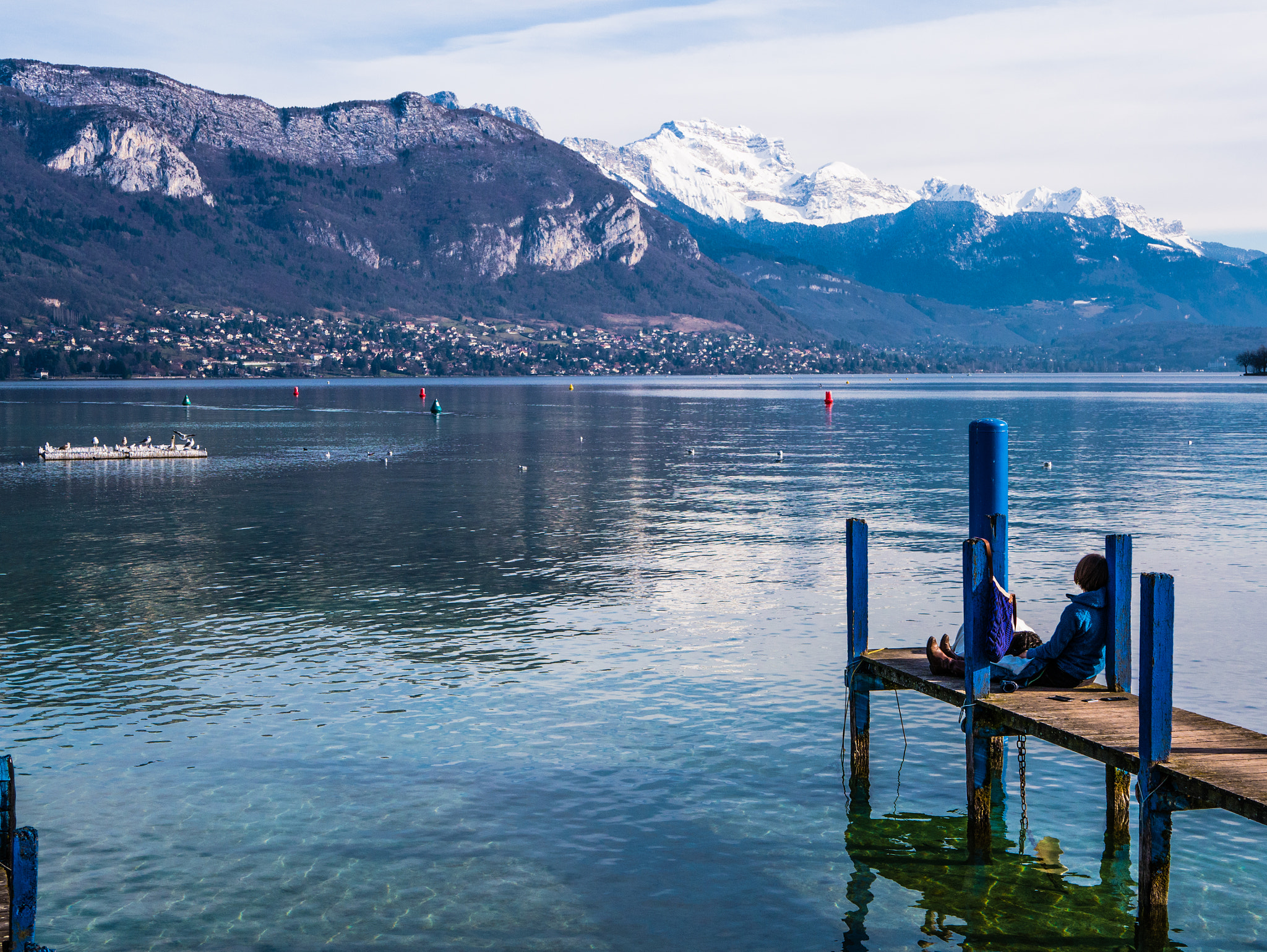 Panasonic Lumix DMC-G7 + LUMIX G 25/F1.7 sample photo. Annecy lake photography