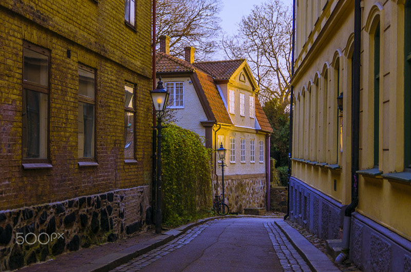 Pentax K-5 II sample photo. Sunset in the old town... photography