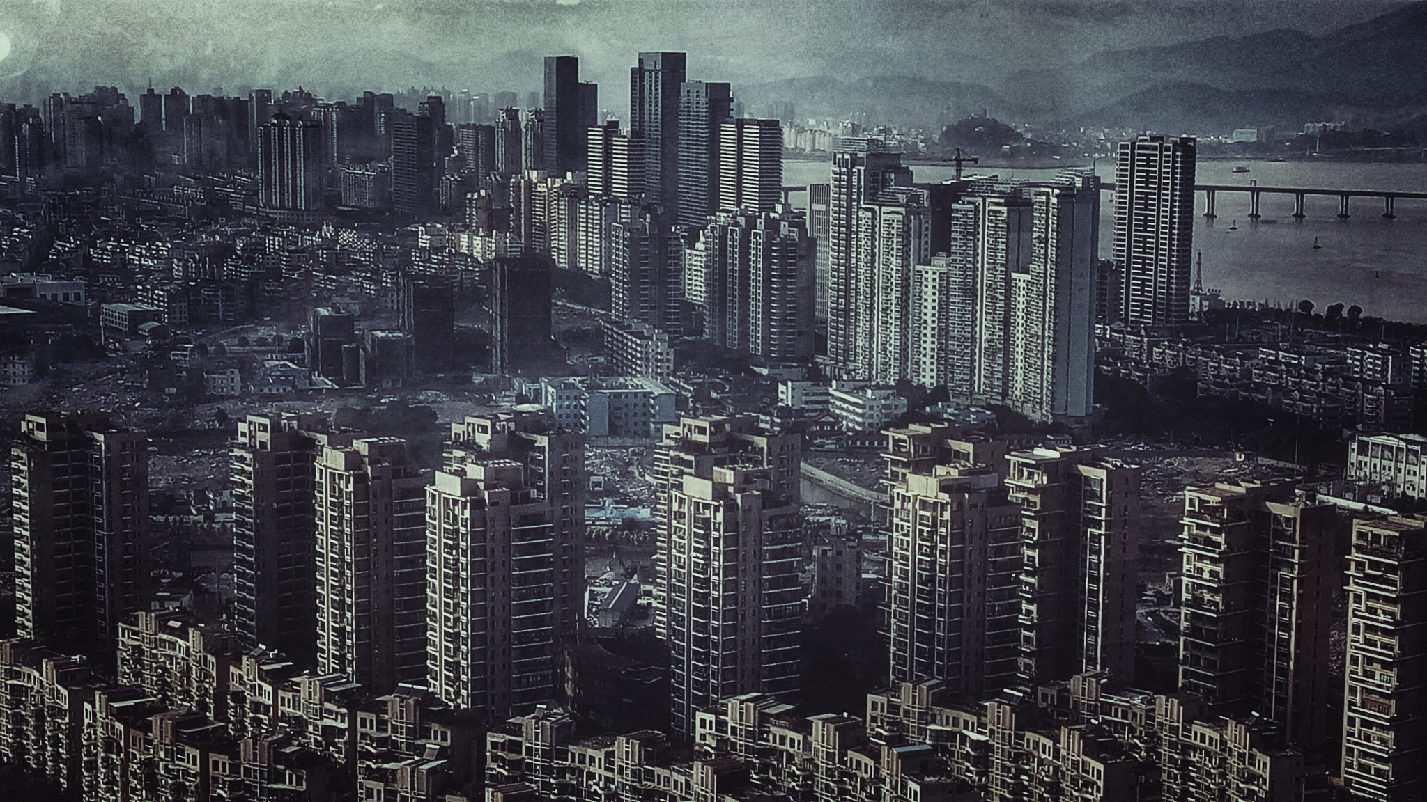vivo X6D sample photo. Dusty city photography