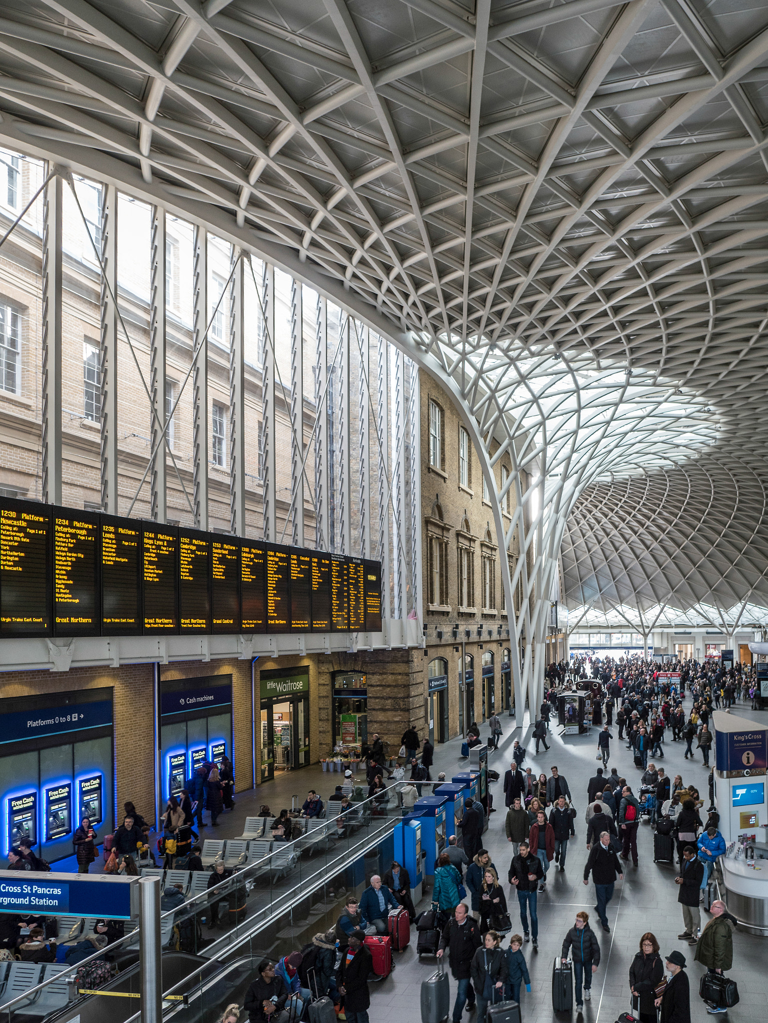 Olympus PEN-F + OLYMPUS M.12mm F2.0 sample photo. Kings cross underground station photography