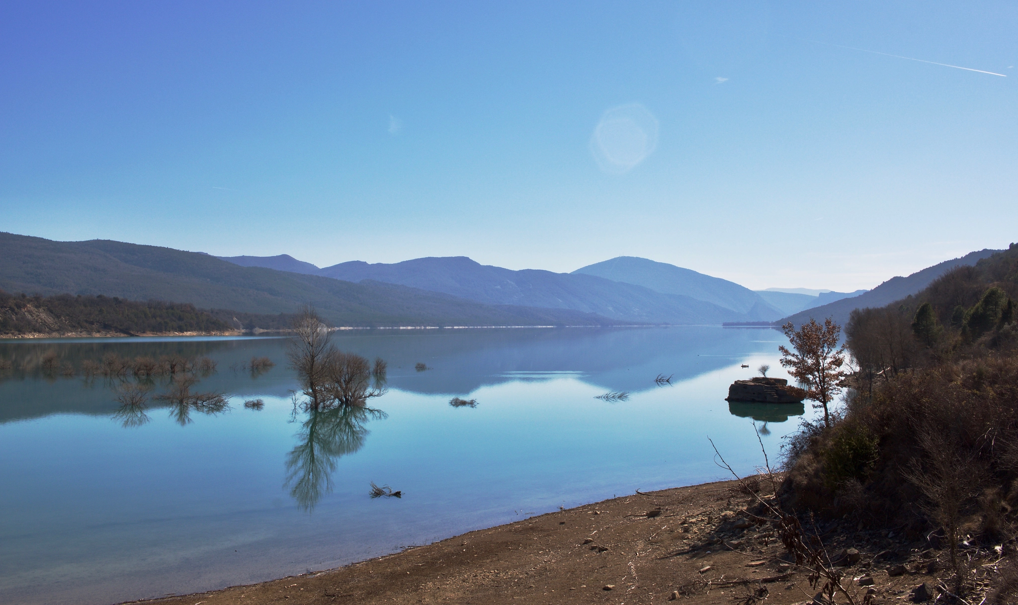 Canon EF-S 24mm F2.8 STM sample photo. Embalse de mediano, huesca photography