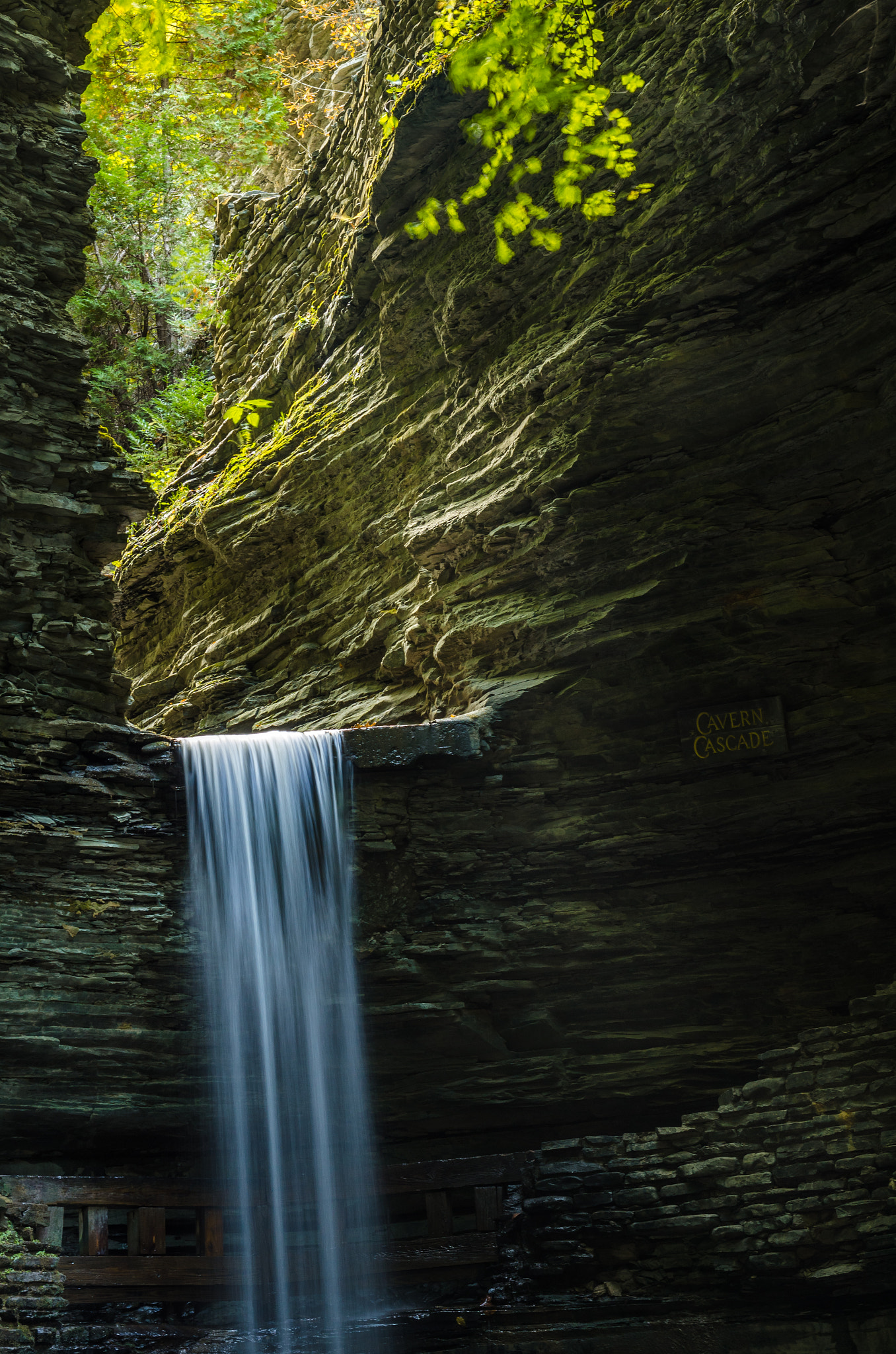 Nikon AF-S Nikkor 24-120mm F4G ED VR sample photo. Cavern cascade photography