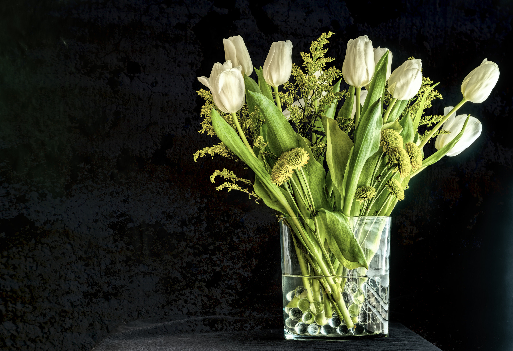 Sony a7R + Sony FE 90mm F2.8 Macro G OSS sample photo. White tulips photography