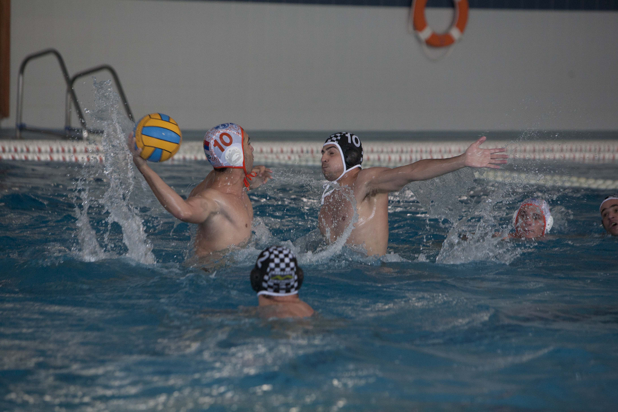 Canon EF 70-200mm F2.8L IS USM sample photo. Waterpolo shot photography