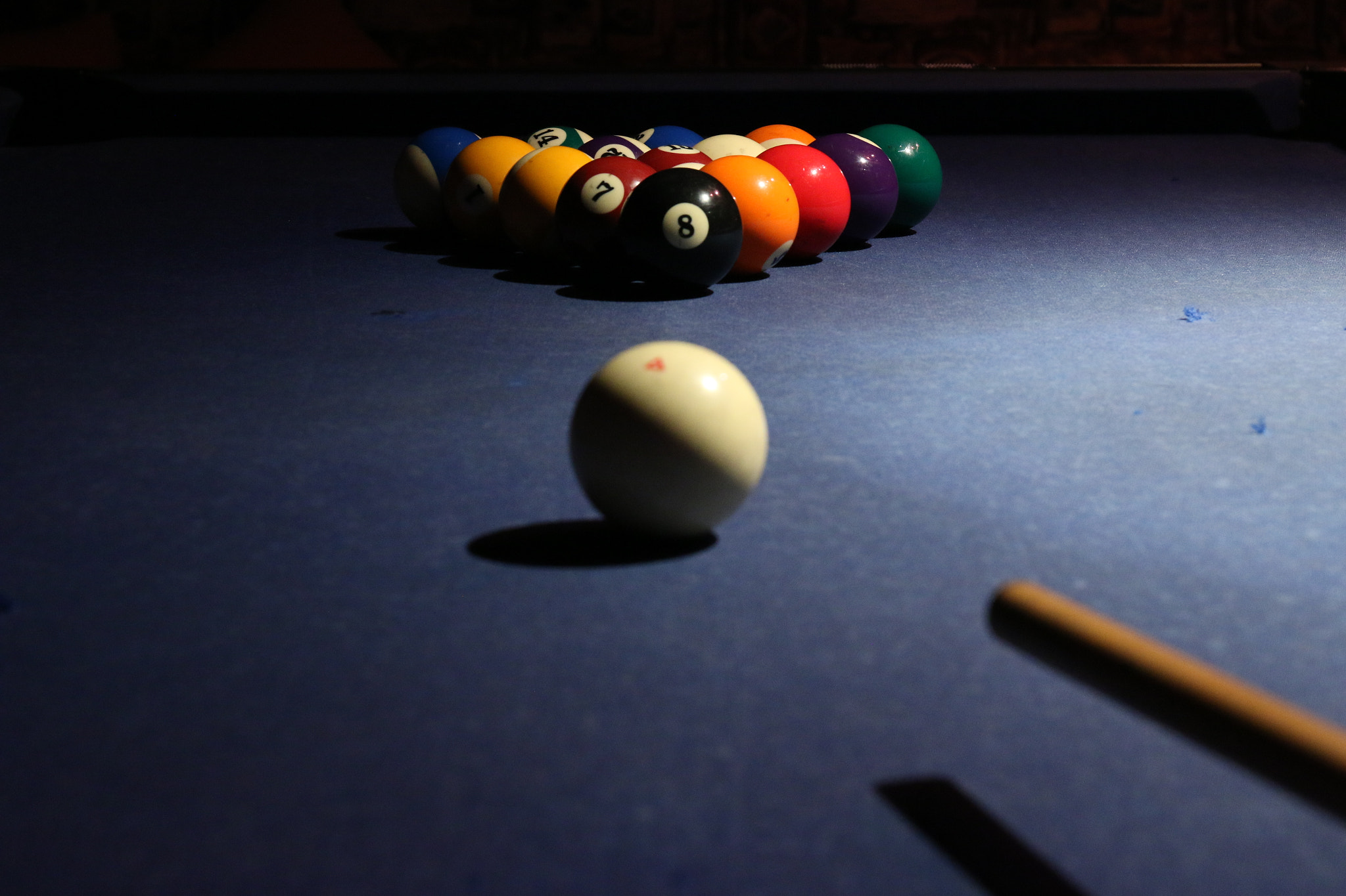 Canon EF 24-70mm F4L IS USM sample photo. Pool table photography