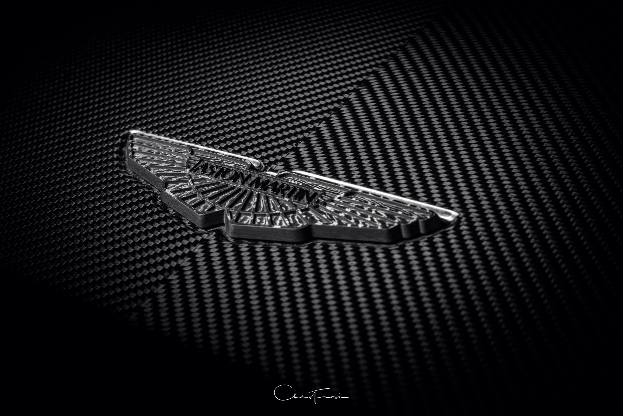 Nikon D810 + Nikon AF Nikkor 50mm F1.4D sample photo. Aston martin wings photography