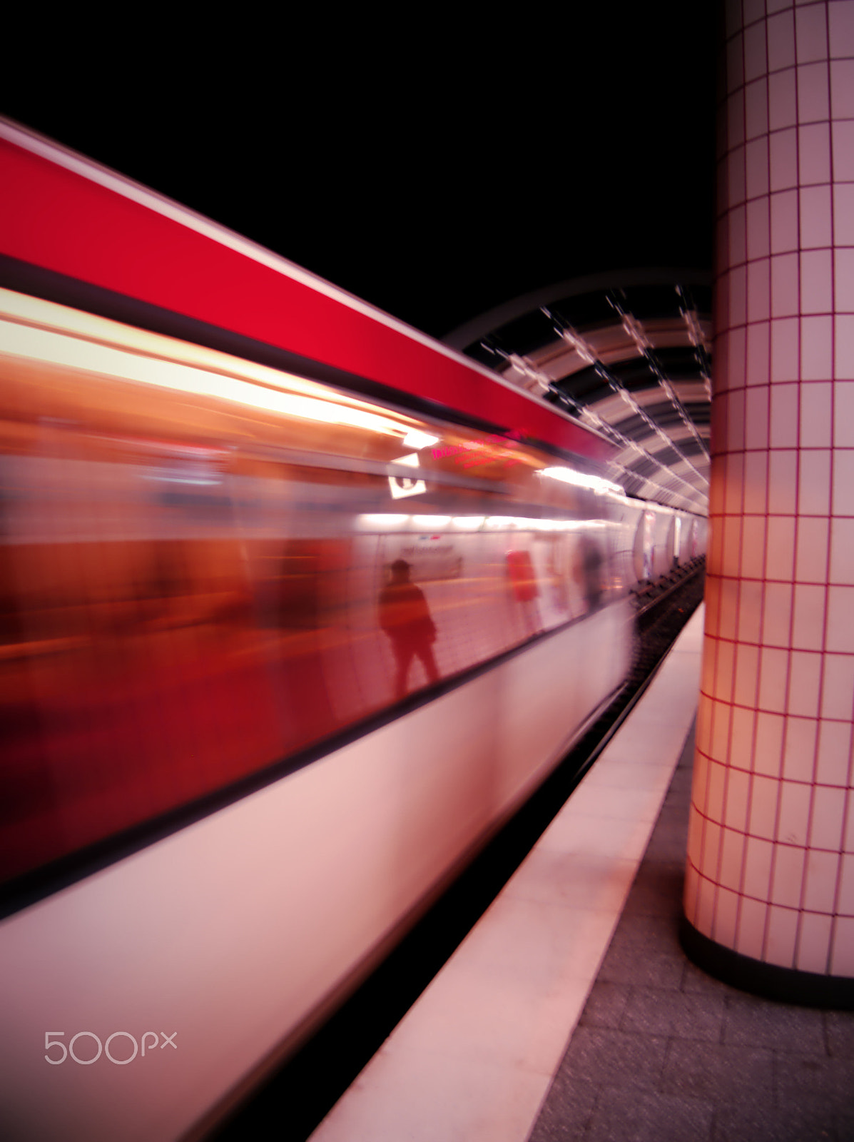Olympus PEN E-PL7 sample photo. Guy on the train photography