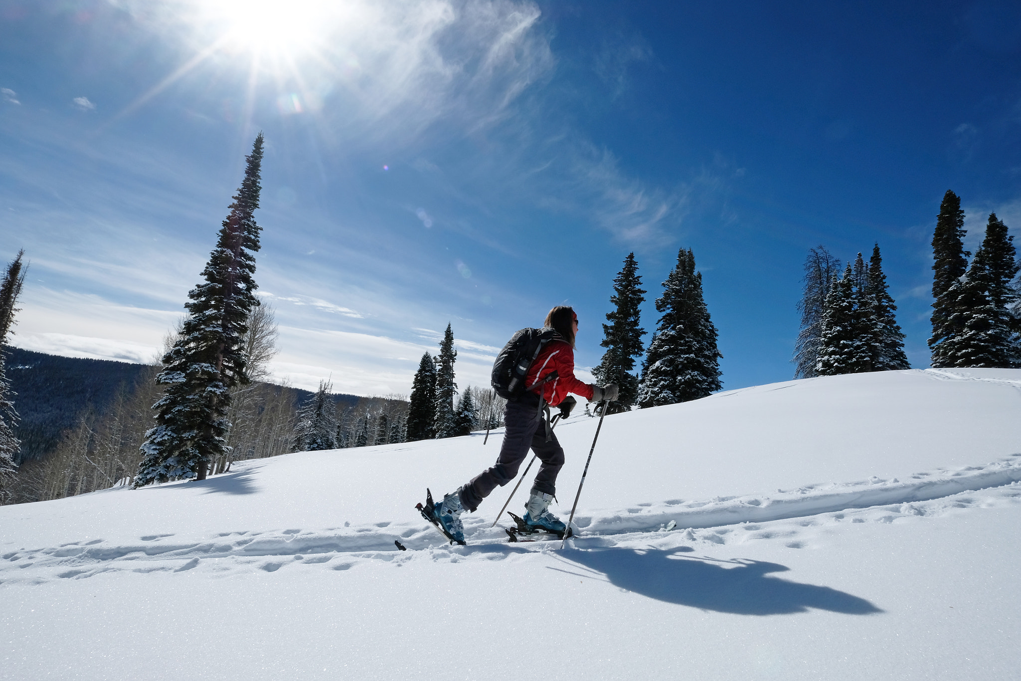 Fujifilm X-Pro2 sample photo. Colorado winter backcountry photography