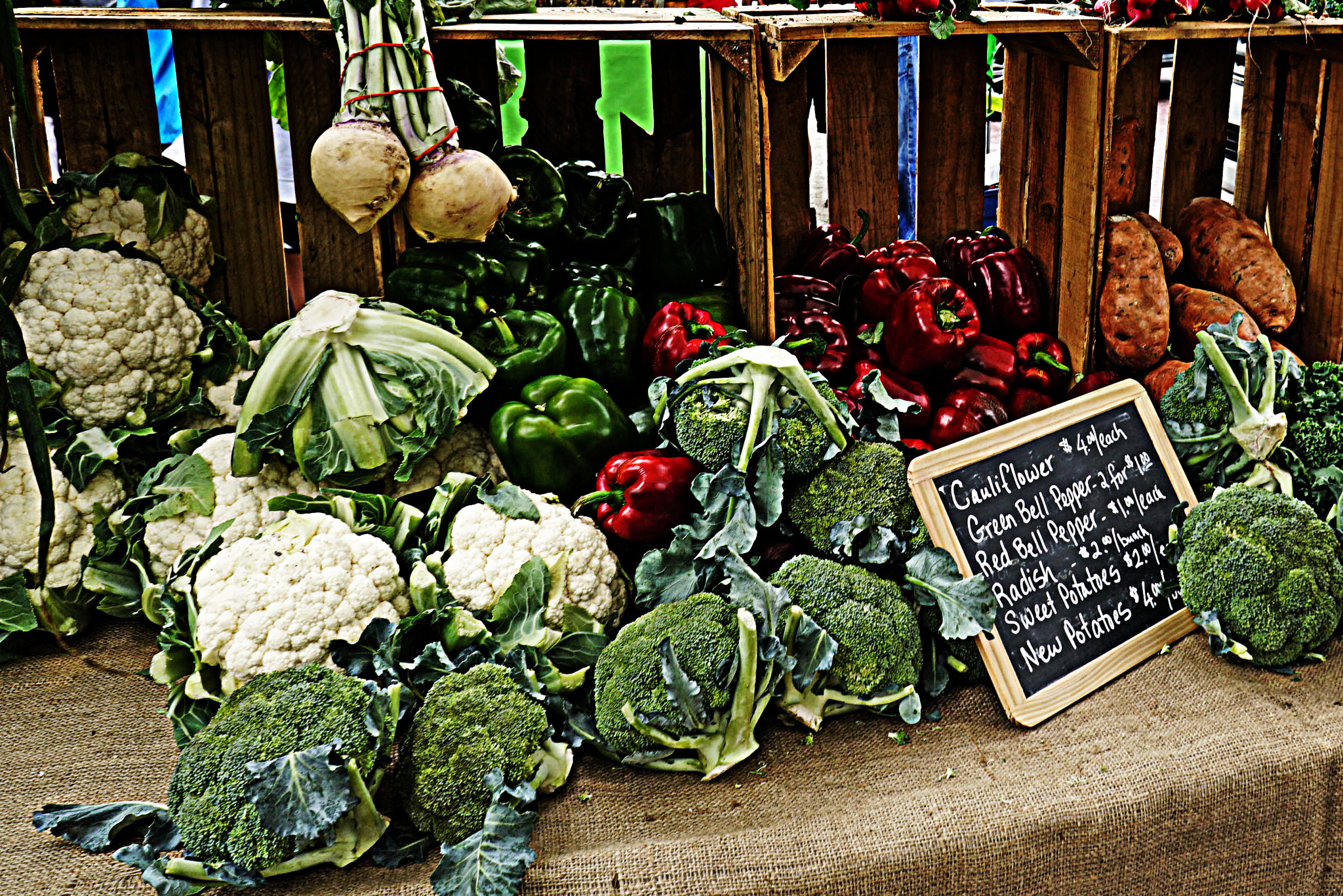 Sony a6000 sample photo. Farmers market hdr photography