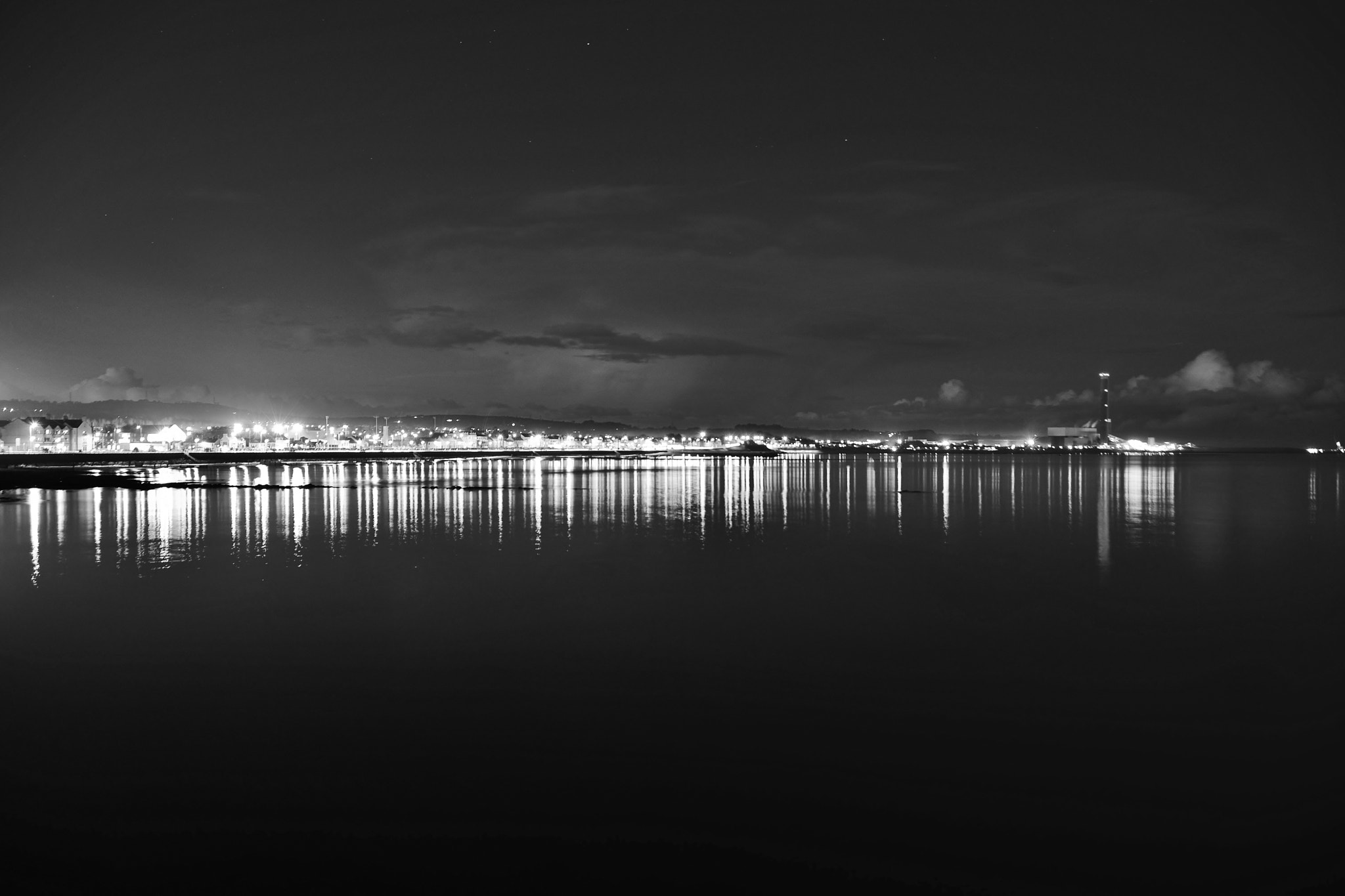 Nikon D5500 sample photo. The bright lights of carrickfergus photography