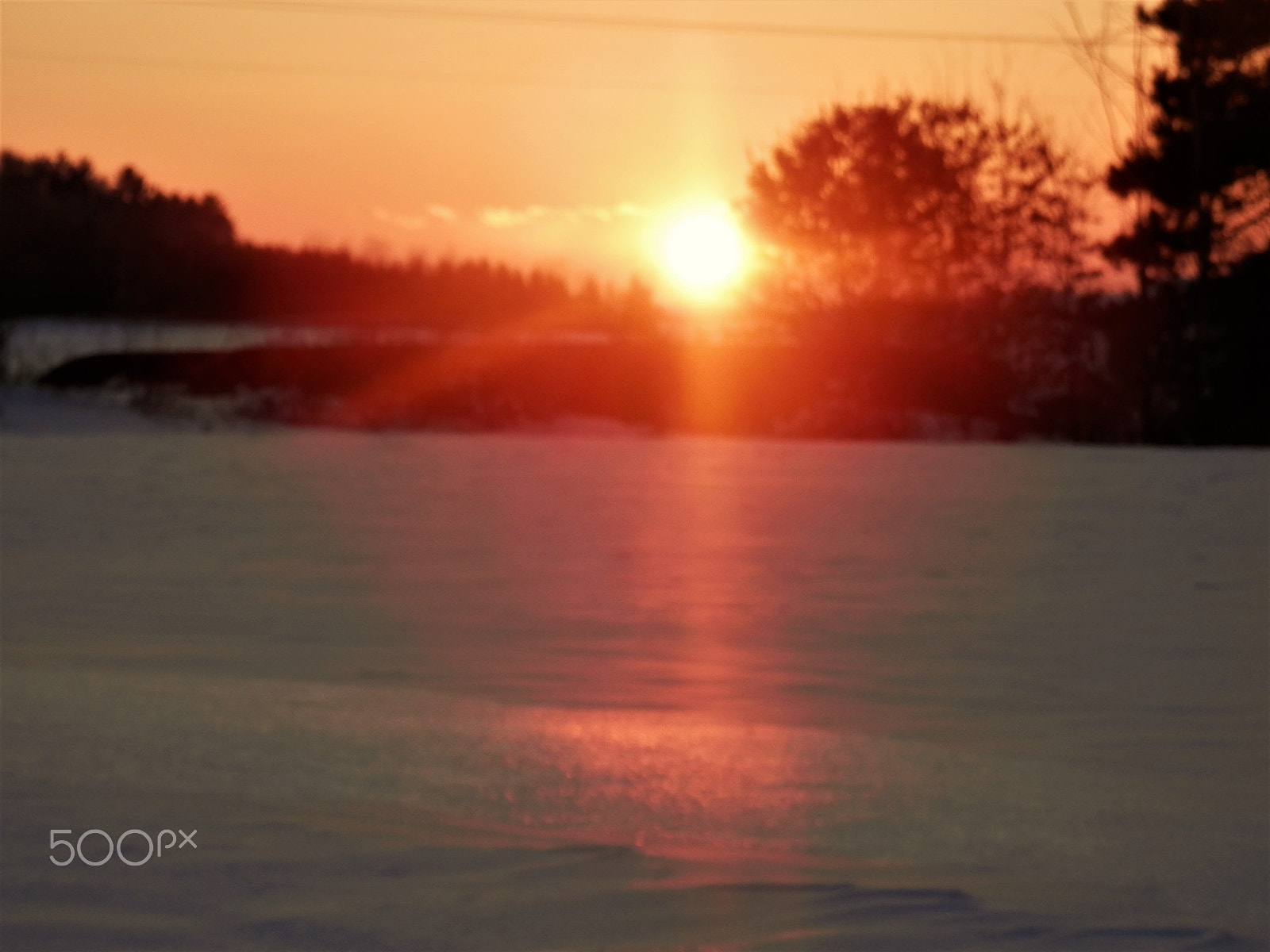 Olympus SZ-14 sample photo. Winter sunset - 1 photography