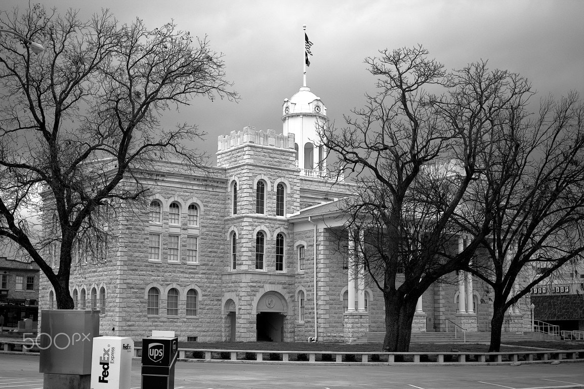 Nikon D7100 sample photo. Hamilton county courthouse - hamilton, texas photography