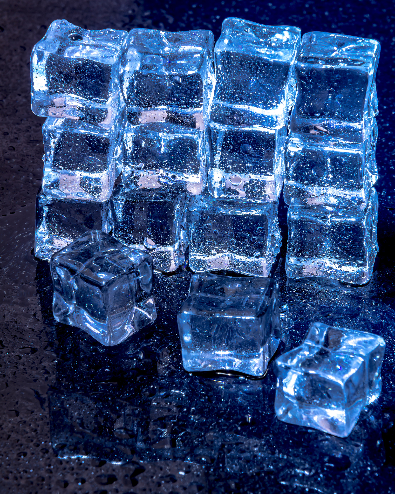 Sigma 70-200mm F2.8 EX DG Macro HSM II sample photo. Ice cubes photography
