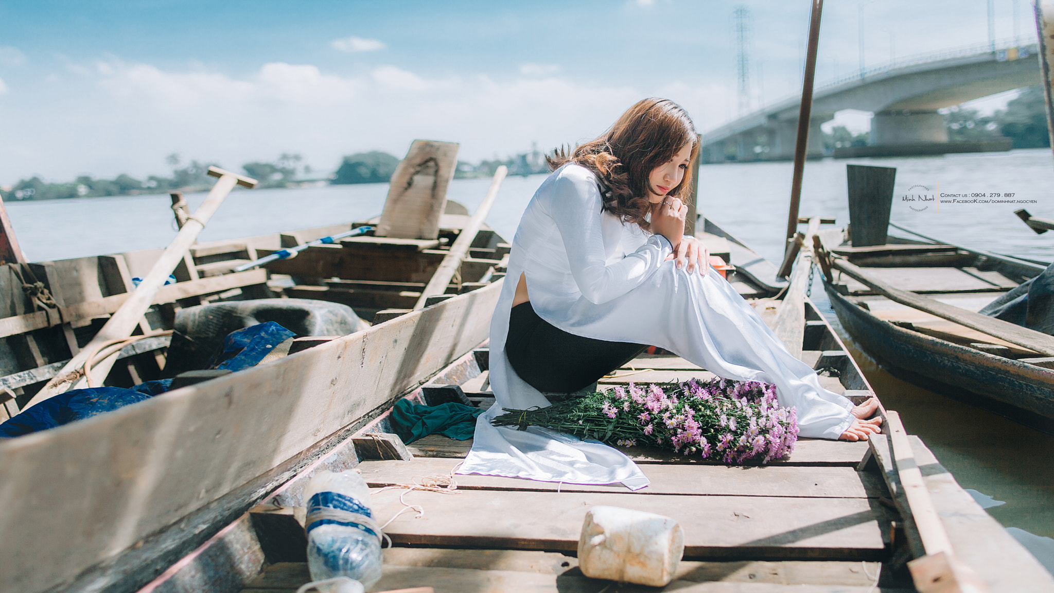 Canon EOS 5D Mark II + Tamron SP 35mm F1.8 Di VC USD sample photo. Ao dai hoai thuong photography