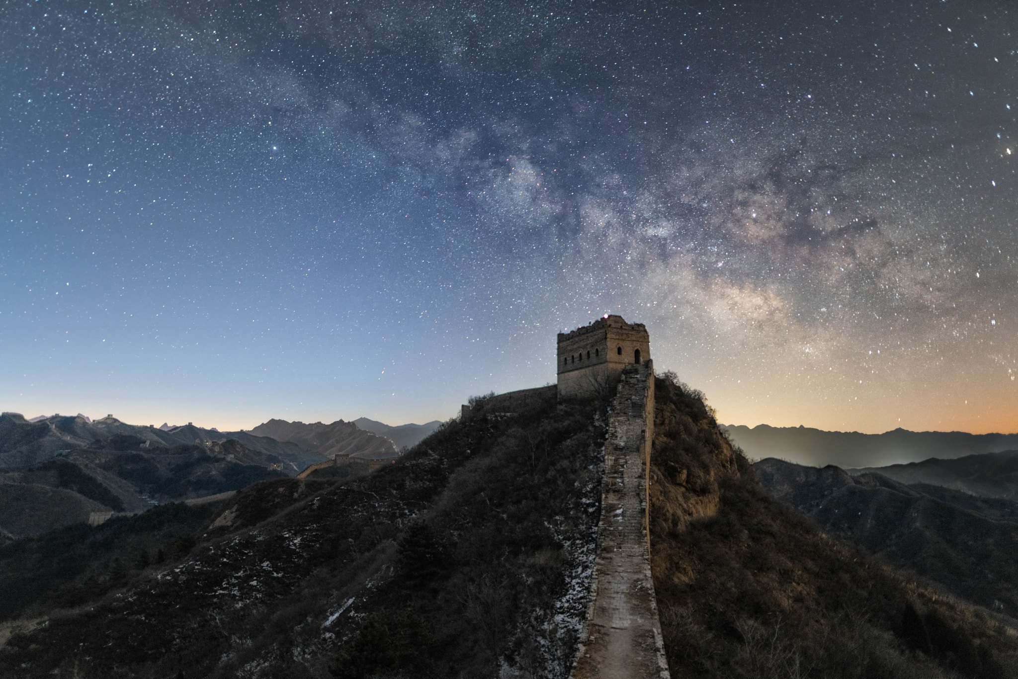 Sony a7R II sample photo. Galaxy on the great wall  photography