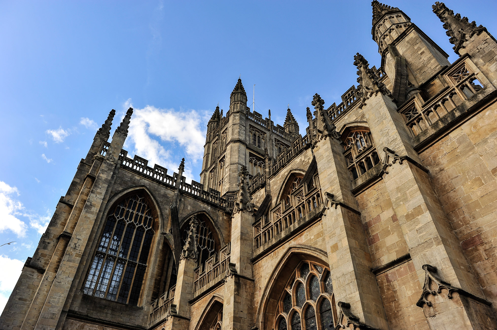 Nikon AF-S Nikkor 24mm F1.4G ED sample photo. Bath abbey photography