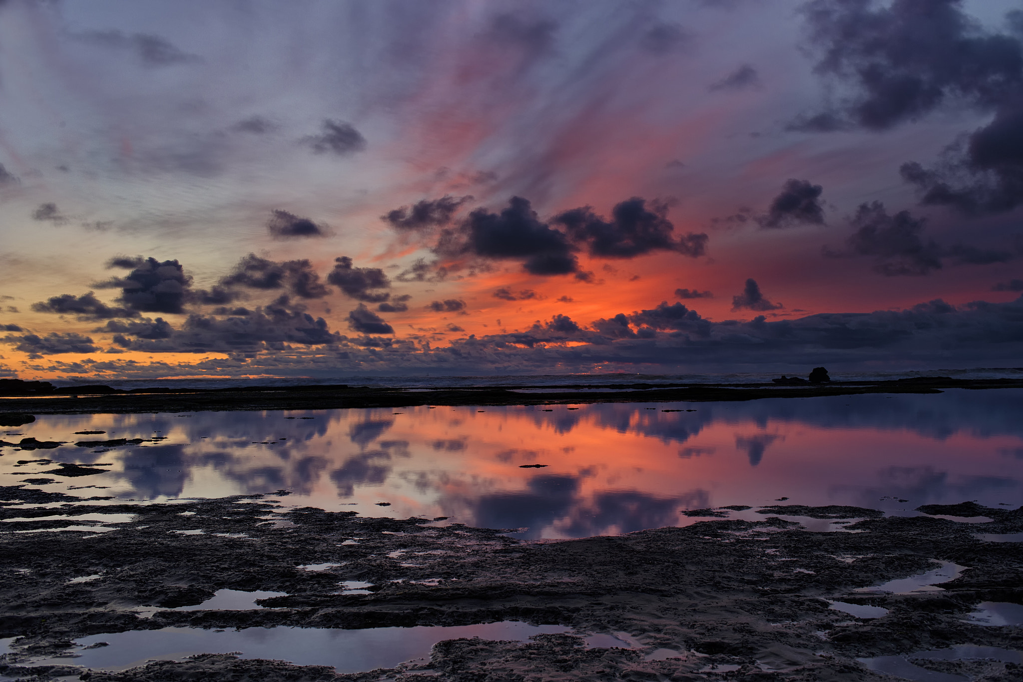 Canon EF 35mm F2 sample photo. Otter beach sunset photography