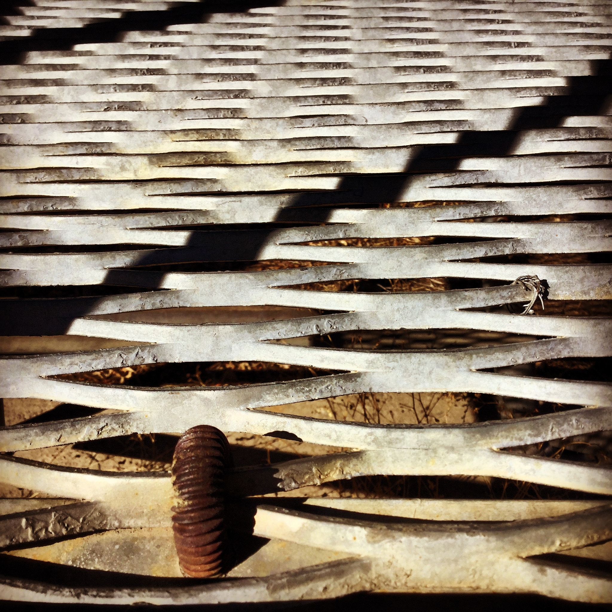 Apple iPad5,3 sample photo. The grate. photography