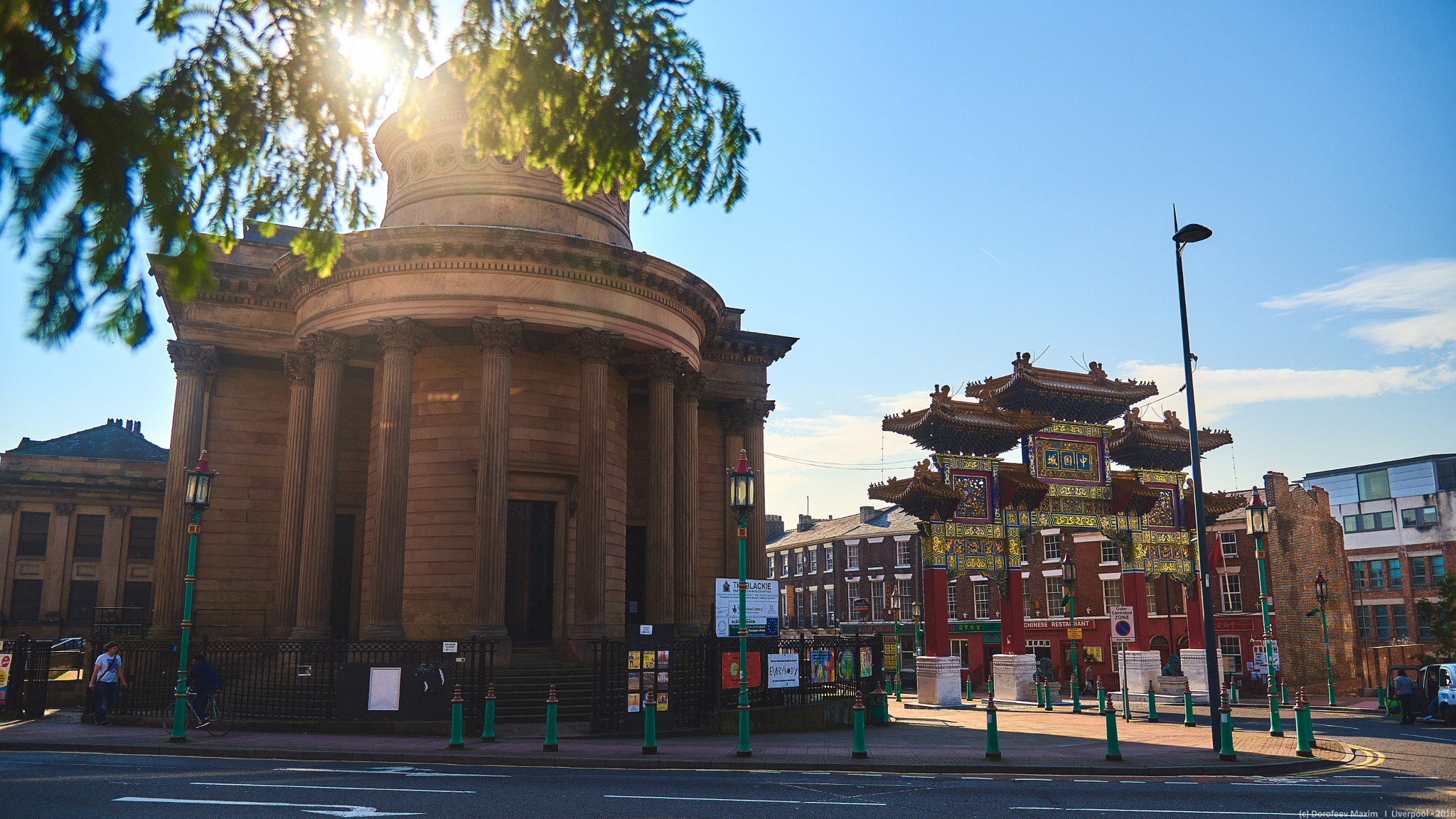 Nikon AF-S Nikkor 24-120mm F4G ED VR sample photo. East & west. china town in liverpool photography