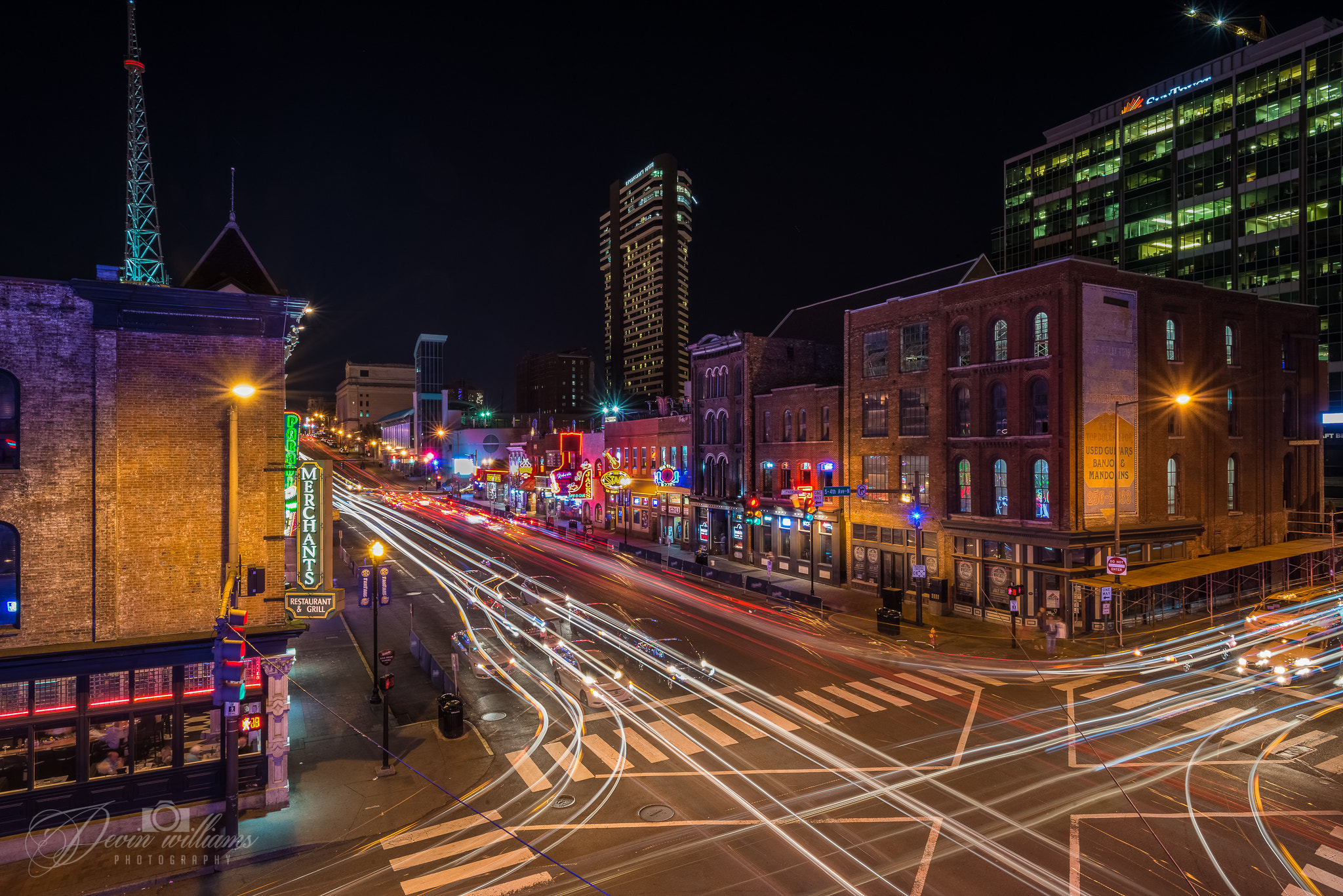 Nikon D800 + Nikon AF-S Nikkor 17-35mm F2.8D ED-IF sample photo. Downtown nashville photography