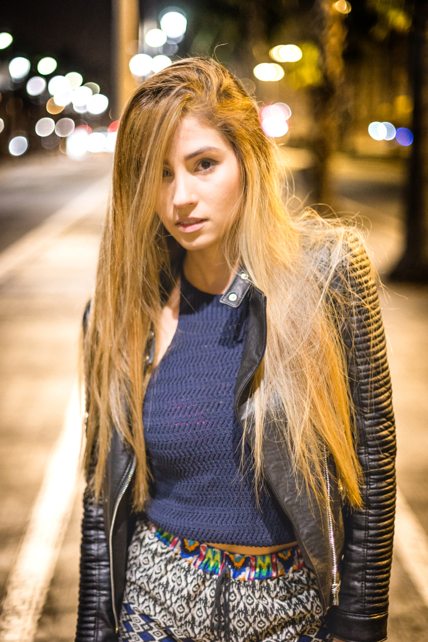Sony a99 II + Sony 50mm F1.4 sample photo. Valeria at night photography