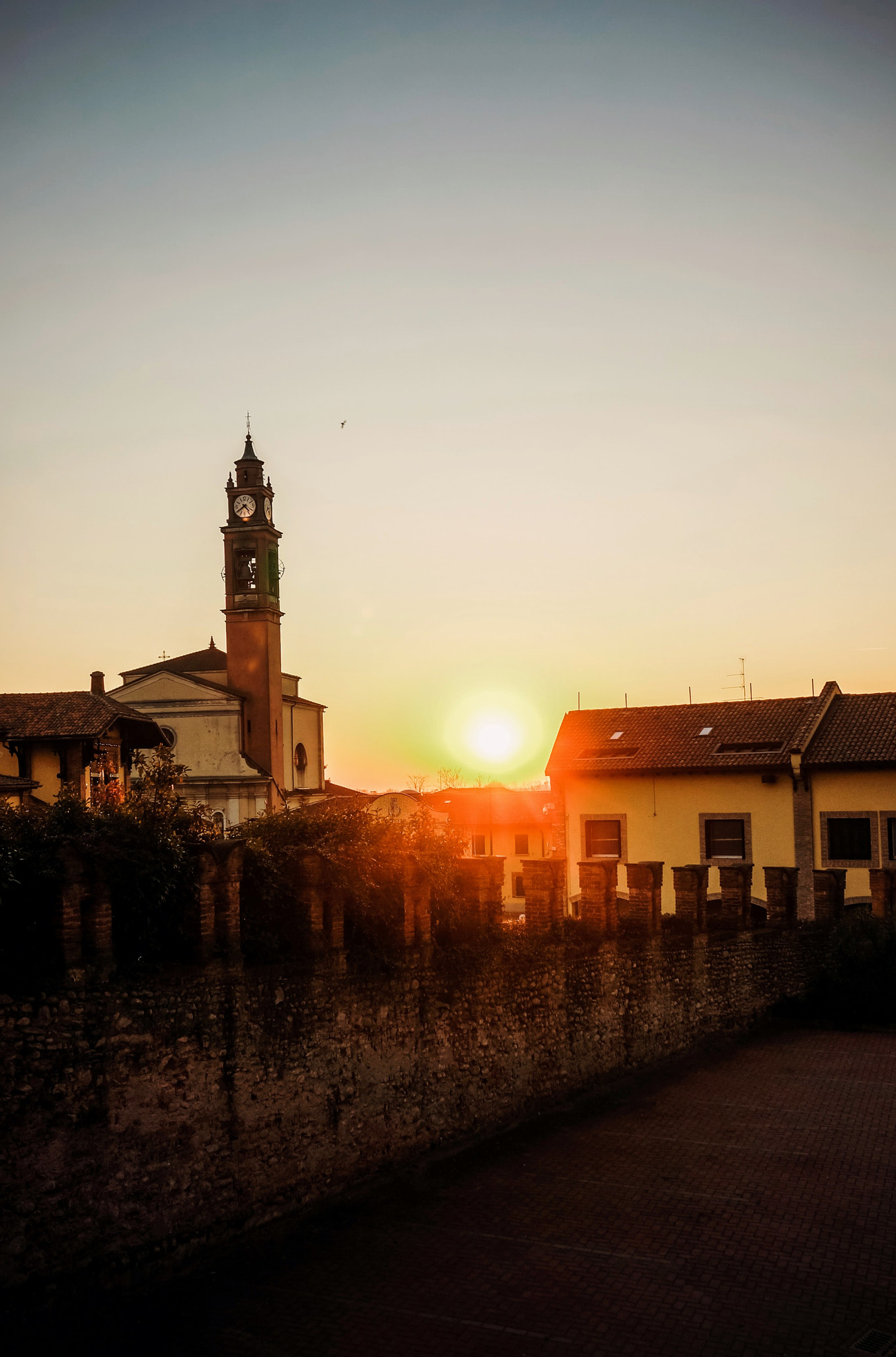 Sony Alpha NEX-6 sample photo. Carimate sunset photography