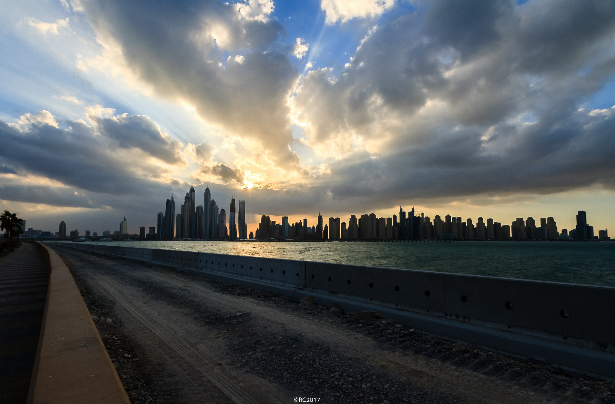 Sigma 10-20mm F3.5 EX DC HSM sample photo. Dubai marina skyline photography