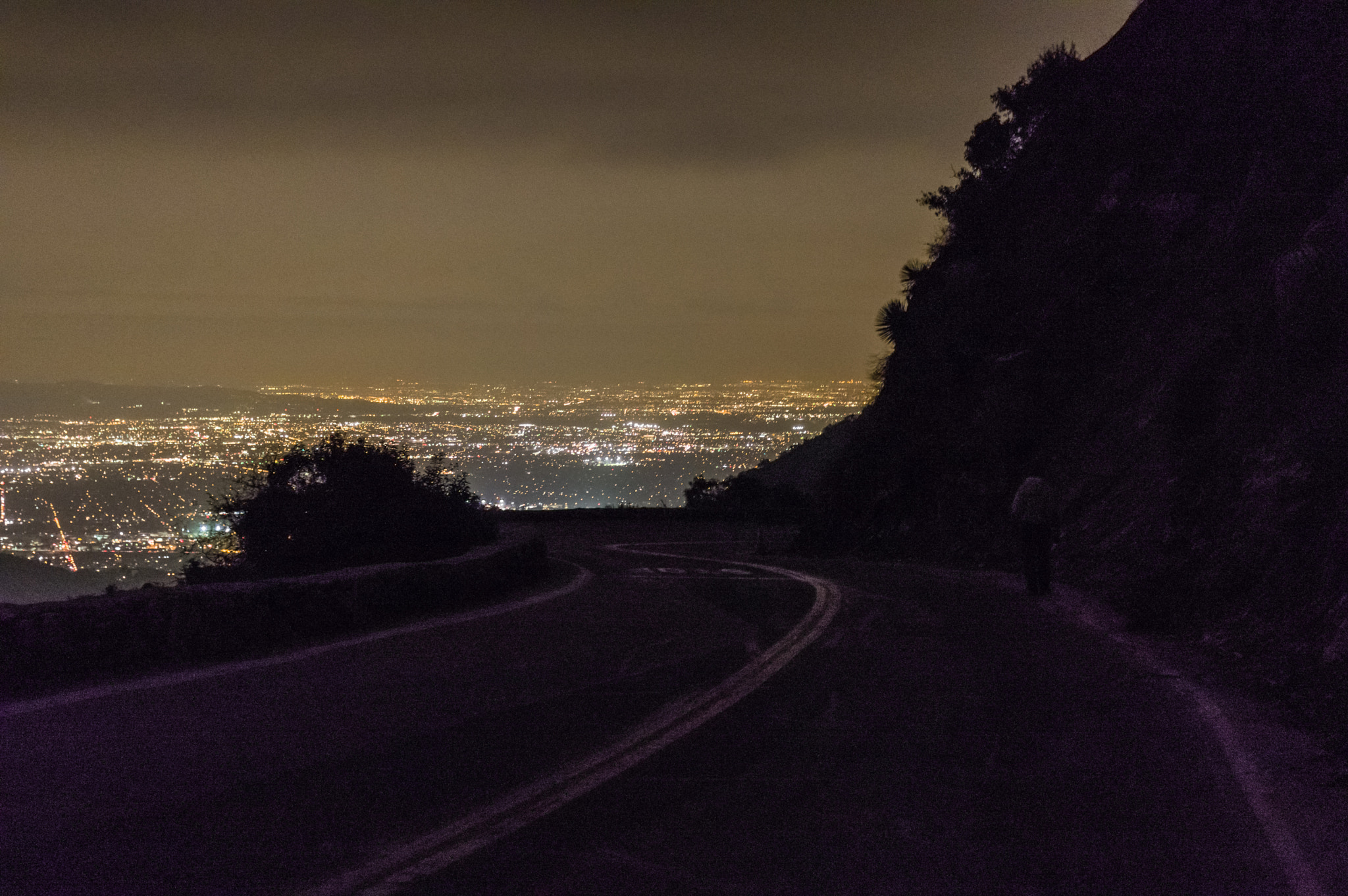 HD Pentax DA 40mm F2.8 Limited sample photo. La from the san gabriel hills photography