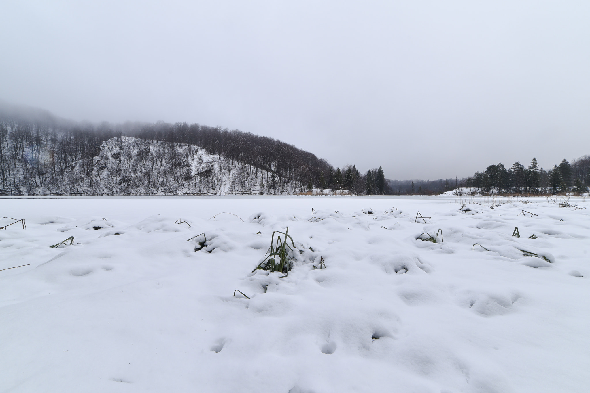Nikon D750 sample photo. Frozen plitvice's lake photography