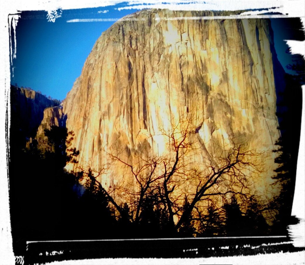 ZTE BLADE A452 sample photo. El capitan at sunset, yosemite photography