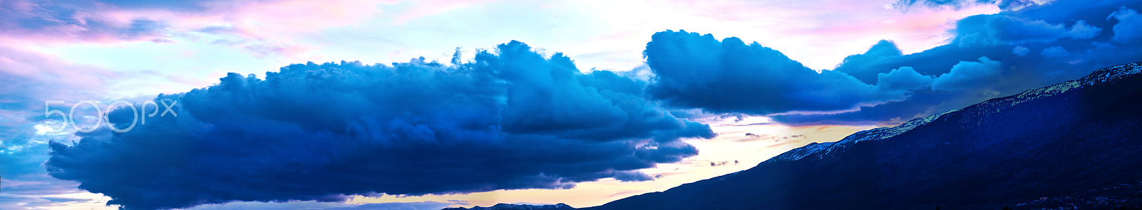 Minolta AF 300mm F2.8 HS-APO G sample photo. Jura mountains - panoramic photography