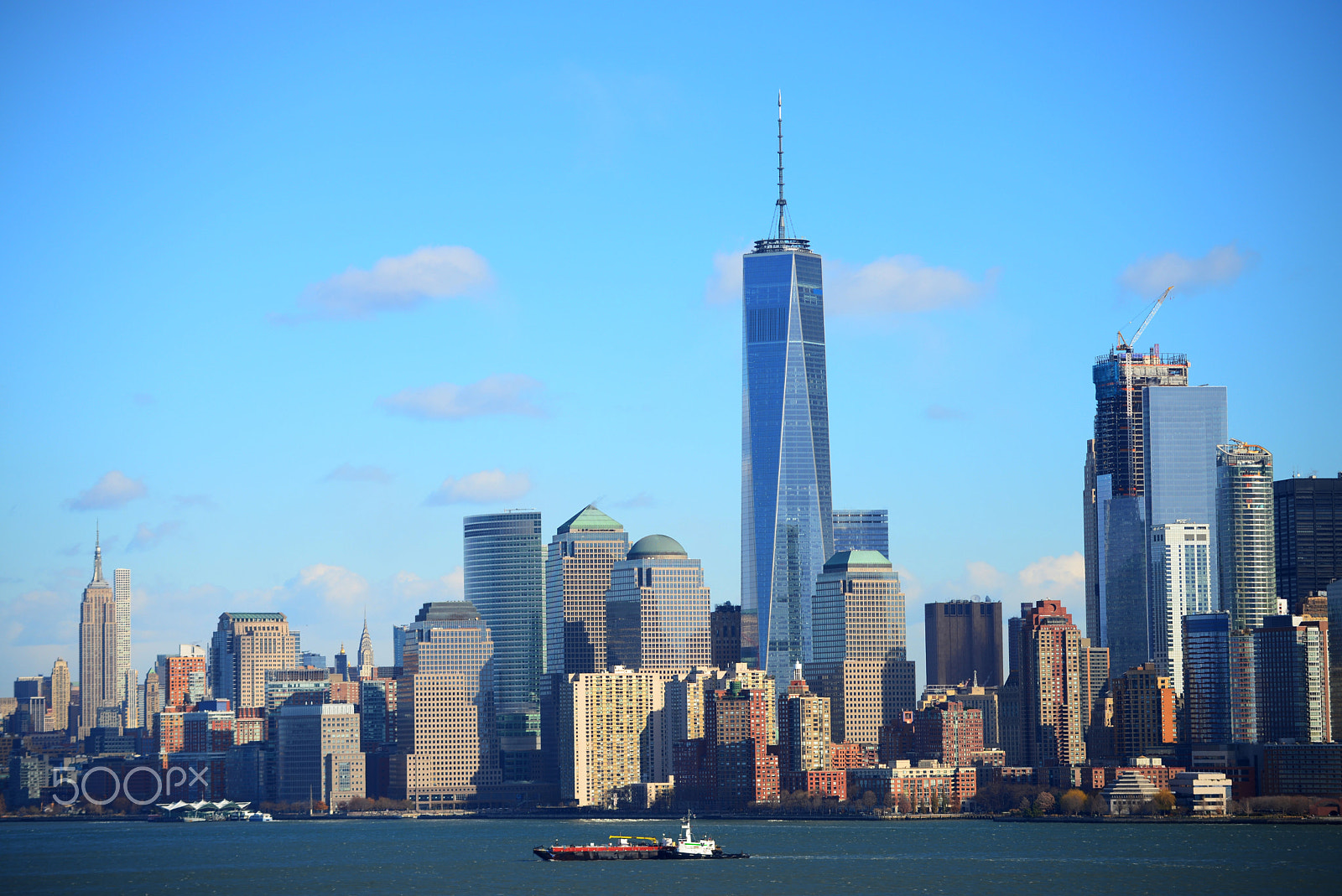 Nikon AF-S Nikkor 70-200mm F4G ED VR sample photo. Manhattan skyline photography